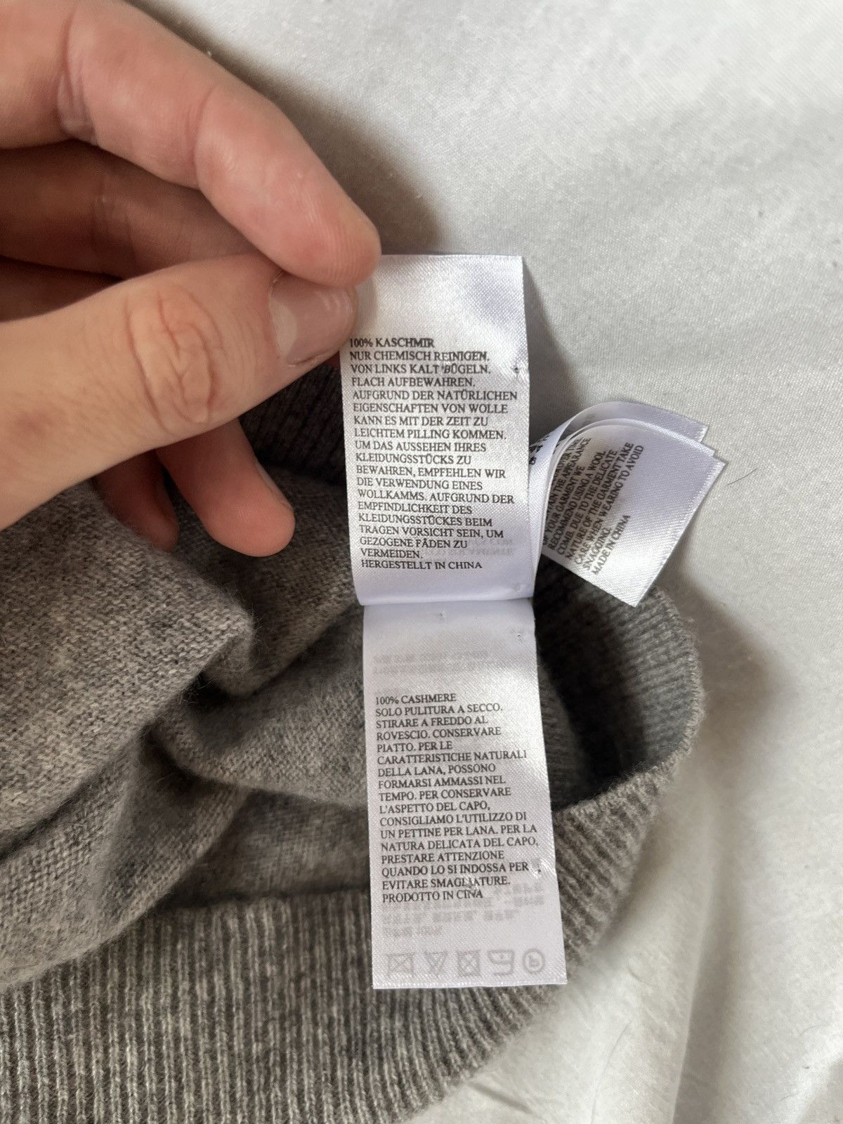 Allsaints ALLSAINTS GREY CASHMERE SWEATER SZ XS Size XS / US 0-2 / IT 36-38 - 8 Thumbnail