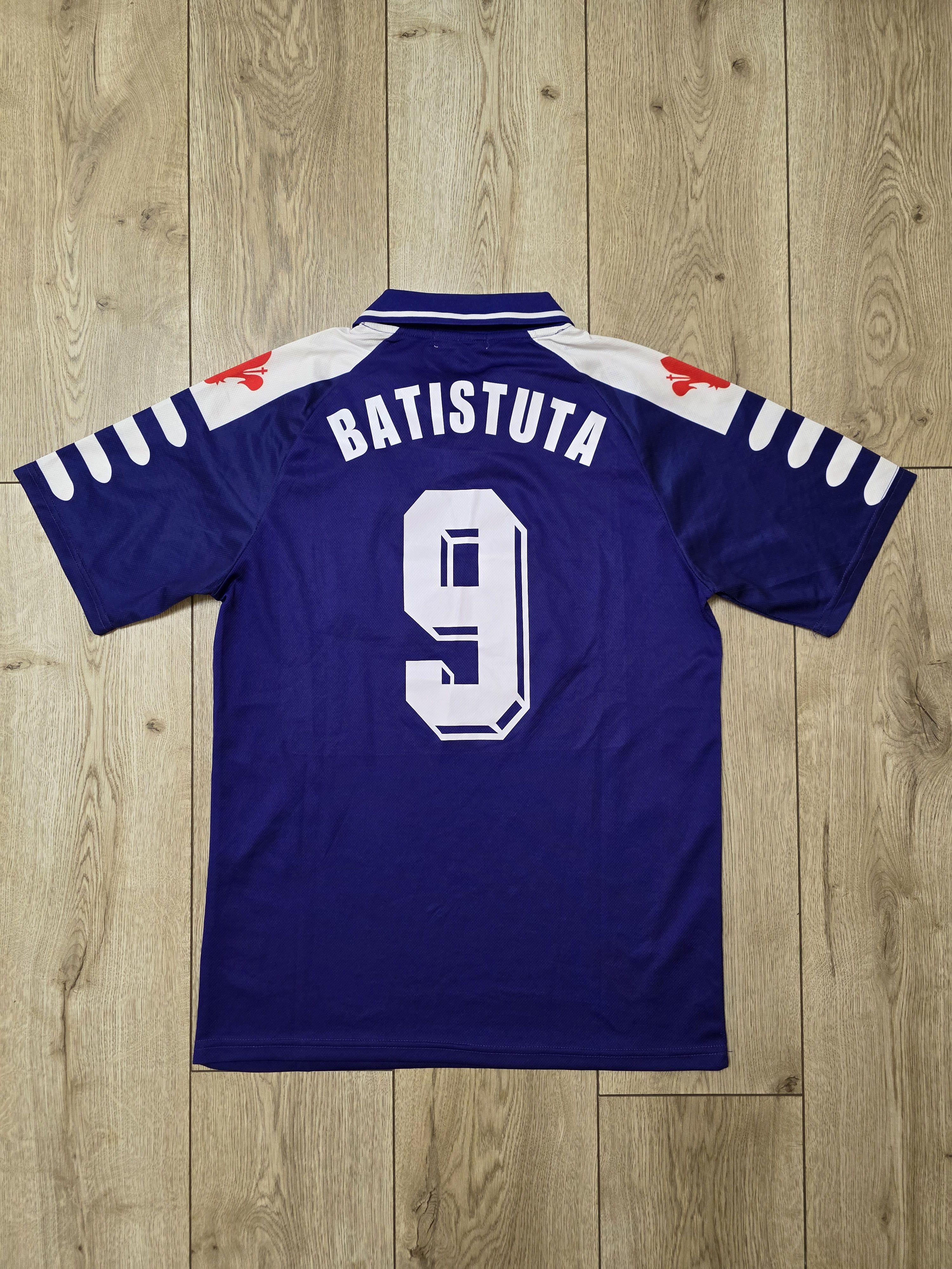 All Sport FIORENTINA 1998 1999 HOME BATISTUTA FOOTBALL SOCCER JERSEY Size US L / EU 52-54 / 3 - 2 Thumbnail