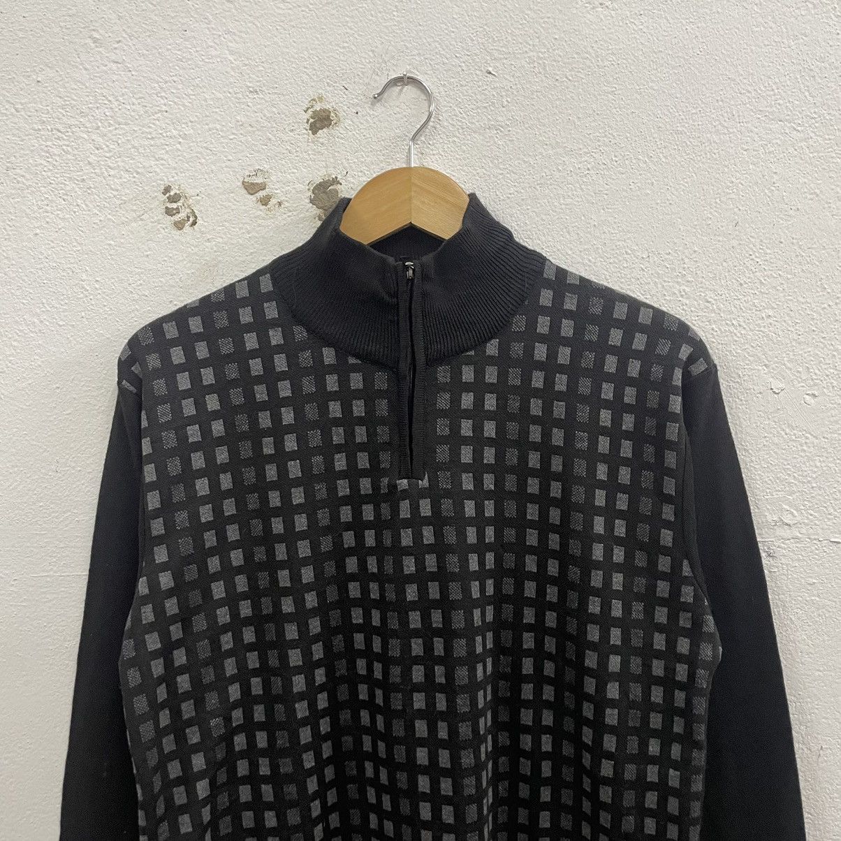 Vintage 🔥Vintage Young USA Checkerd Half Zipper Sweatshirts Size US S / EU 44-46 / 1 - 3 Thumbnail