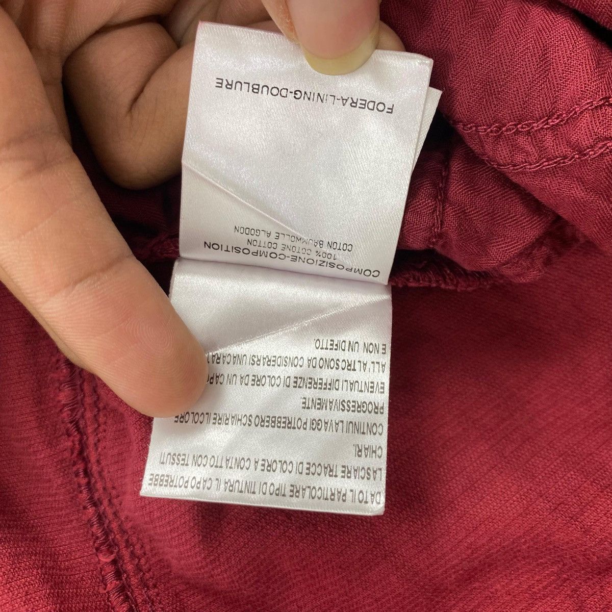 Gucci Vintage Gucci by Tom Ford Red Burgundy Corduroy Pants Luxury Size US 30 / EU 46 - 13 Thumbnail