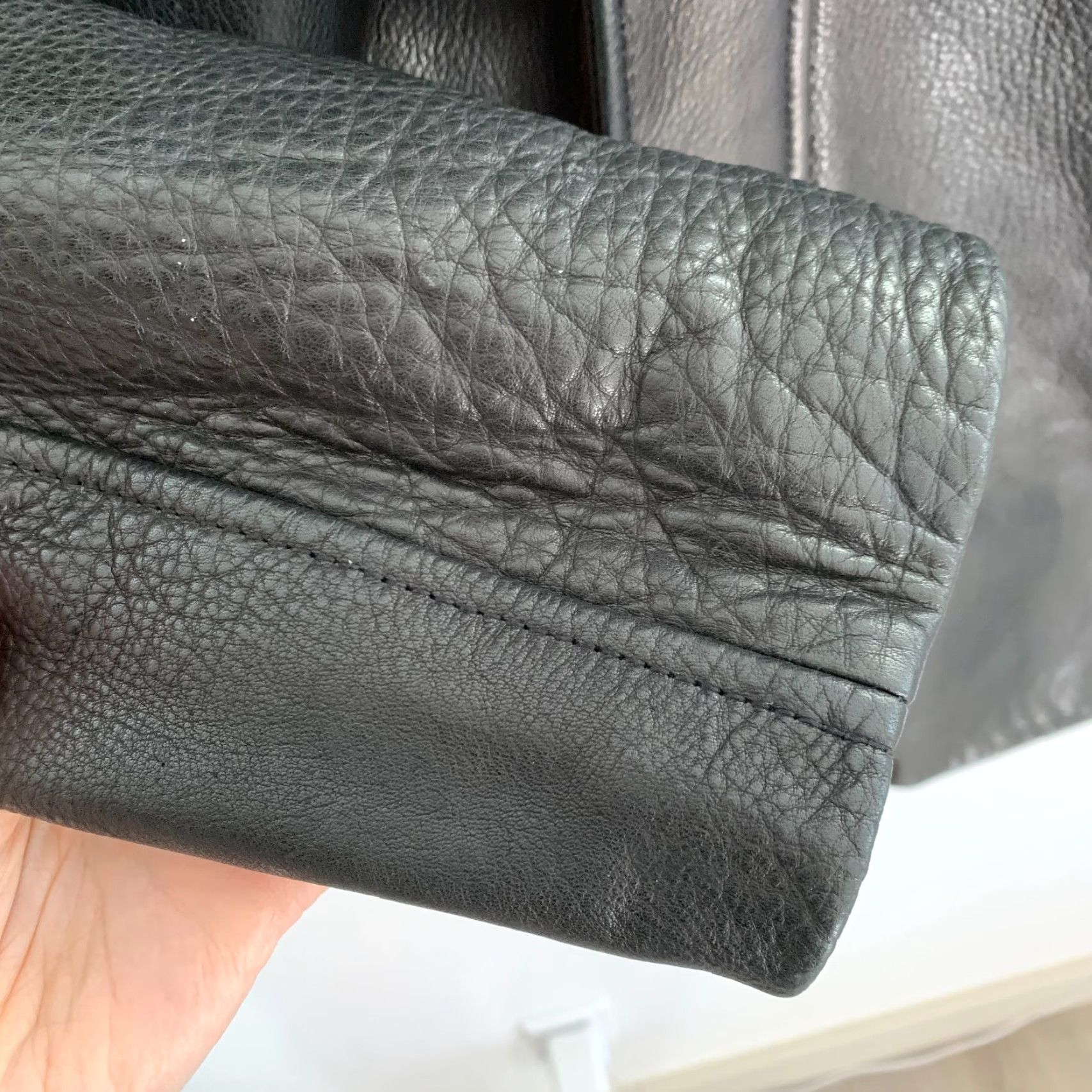 Vintage VINTAGE Pelle Leather Jacket Mens LT Black 1990s Large Tall Leather Jacket Mens LT Black 1990s Size US L / EU 52-54 / 3 - 3 Thumbnail