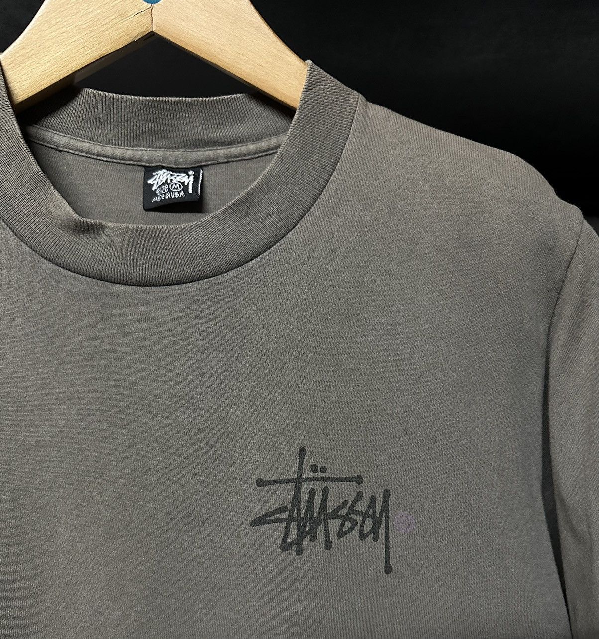 Stussy Vintage 80s Stussy Signature Faded Skateboard Tee Size US M / EU 48-50 / 2 - 5 Thumbnail