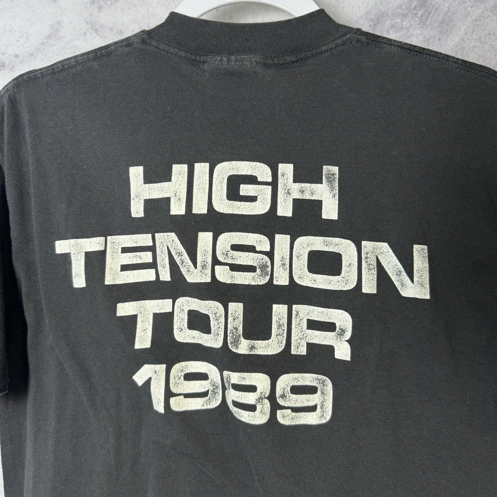 Band Tees Vintage Steve Morse 1989 Tour T Shirt Mens Large Black Band Size US L / EU 52-54 / 3 - 7 Thumbnail