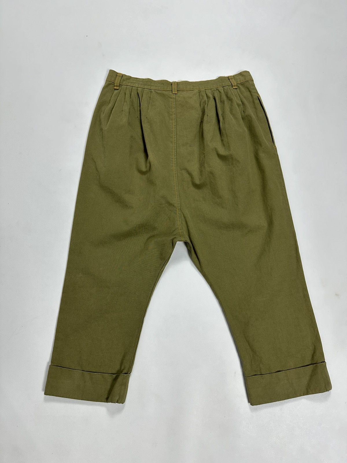 Issey Miyake × Japanese Brand Sunaokuwahara by Issey miyake Drop Crotch Short Pants Size US 29 - 5 Thumbnail