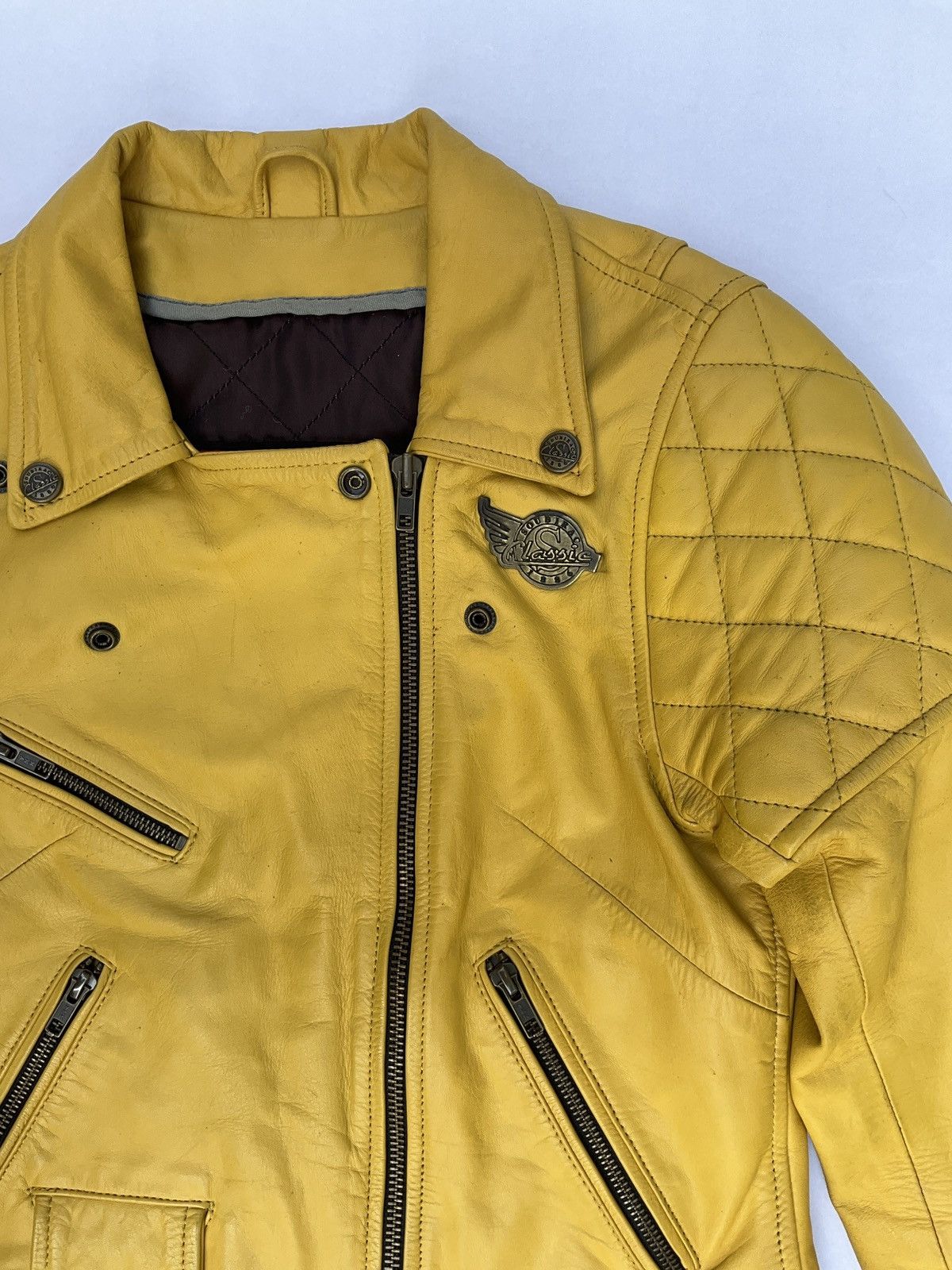 Vintage Vintage leather biker Size S / US 4 / IT 40 - 21 Thumbnail