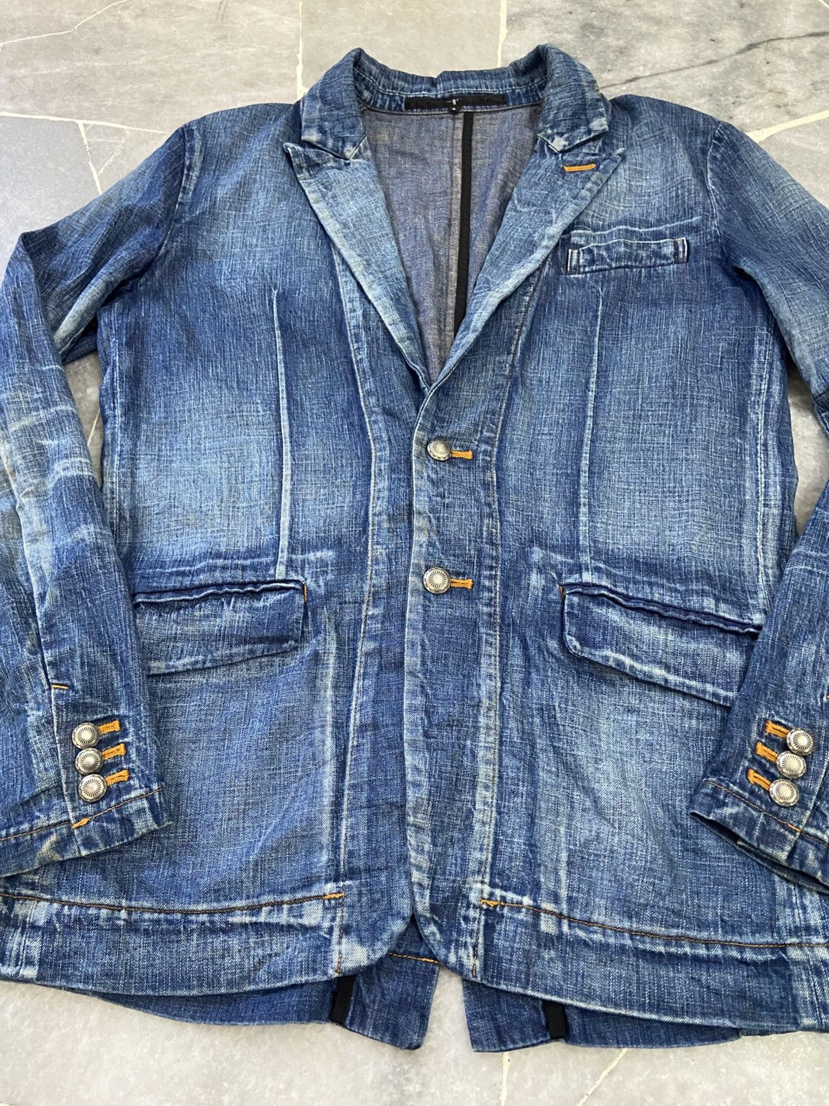 If Six Was Nine NO.ID Japanese brand Light denim Jacket Size US M / EU 48-50 / 2 - 6 Thumbnail