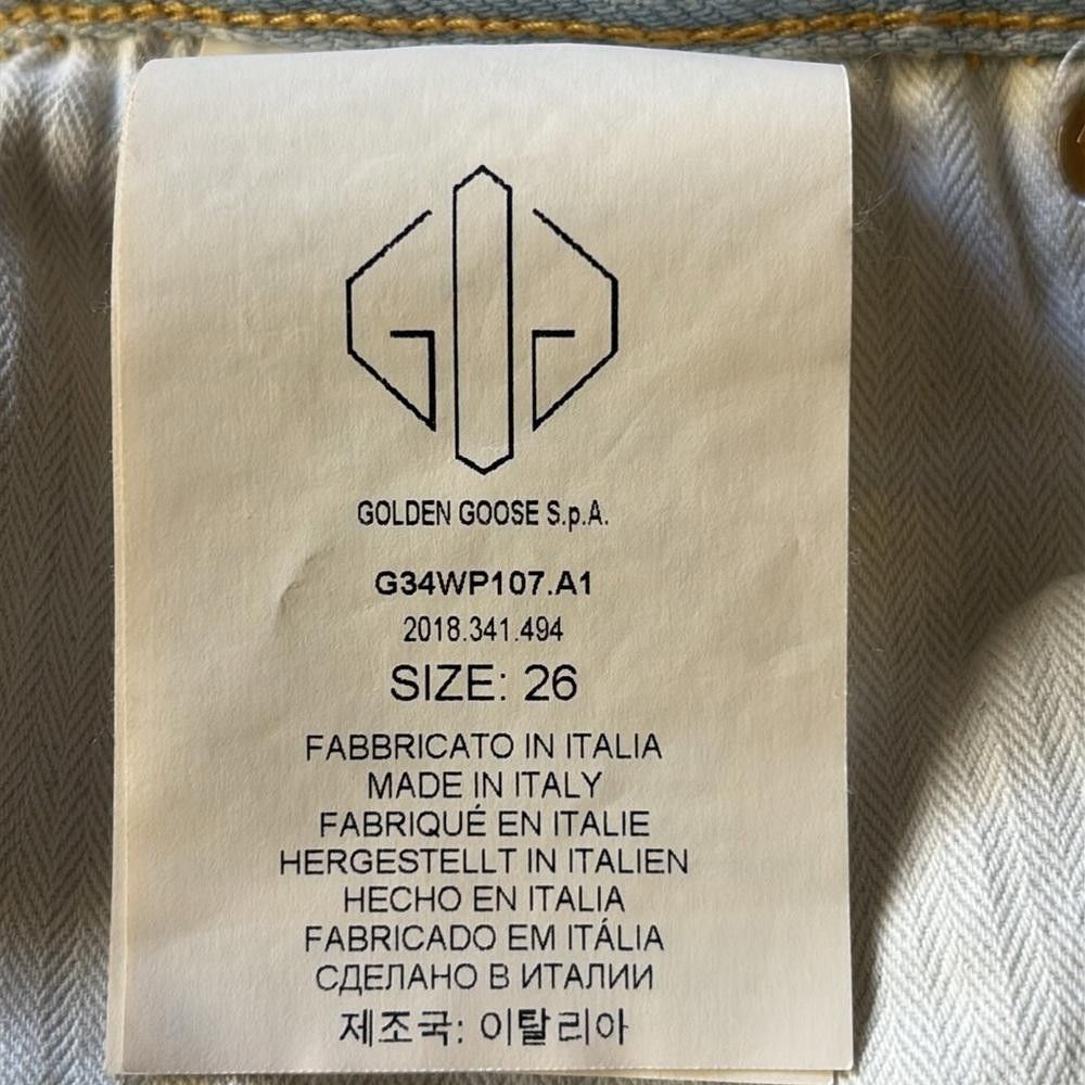 Golden Goose Golden Goose Made in Italy Light Blue Jeans Size 26 Size 26" / US 2 / IT 38 - 7 Thumbnail