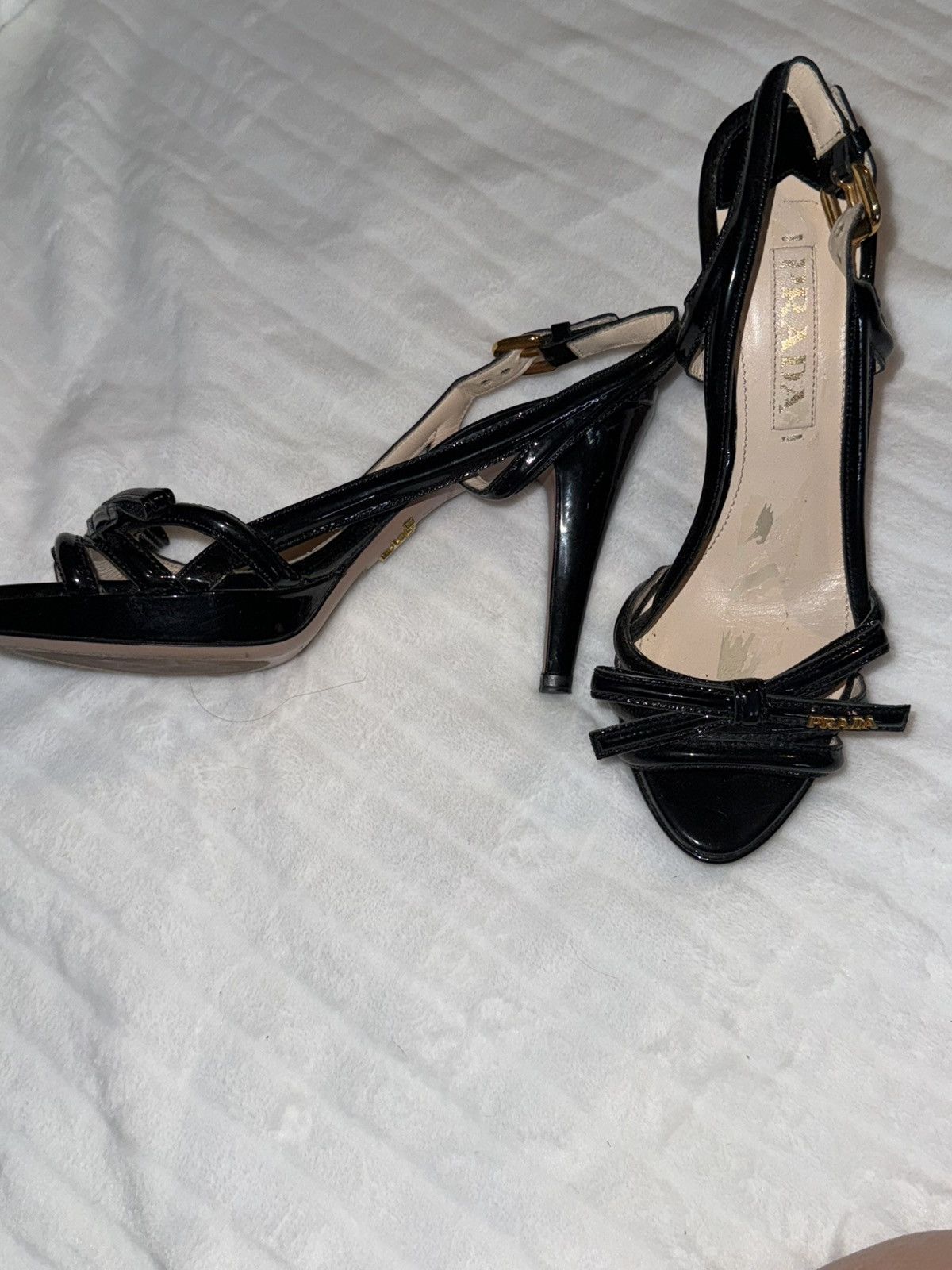 Prada Prada bow sling back heels Size US 5.5 / IT 35.5 - 4 Thumbnail