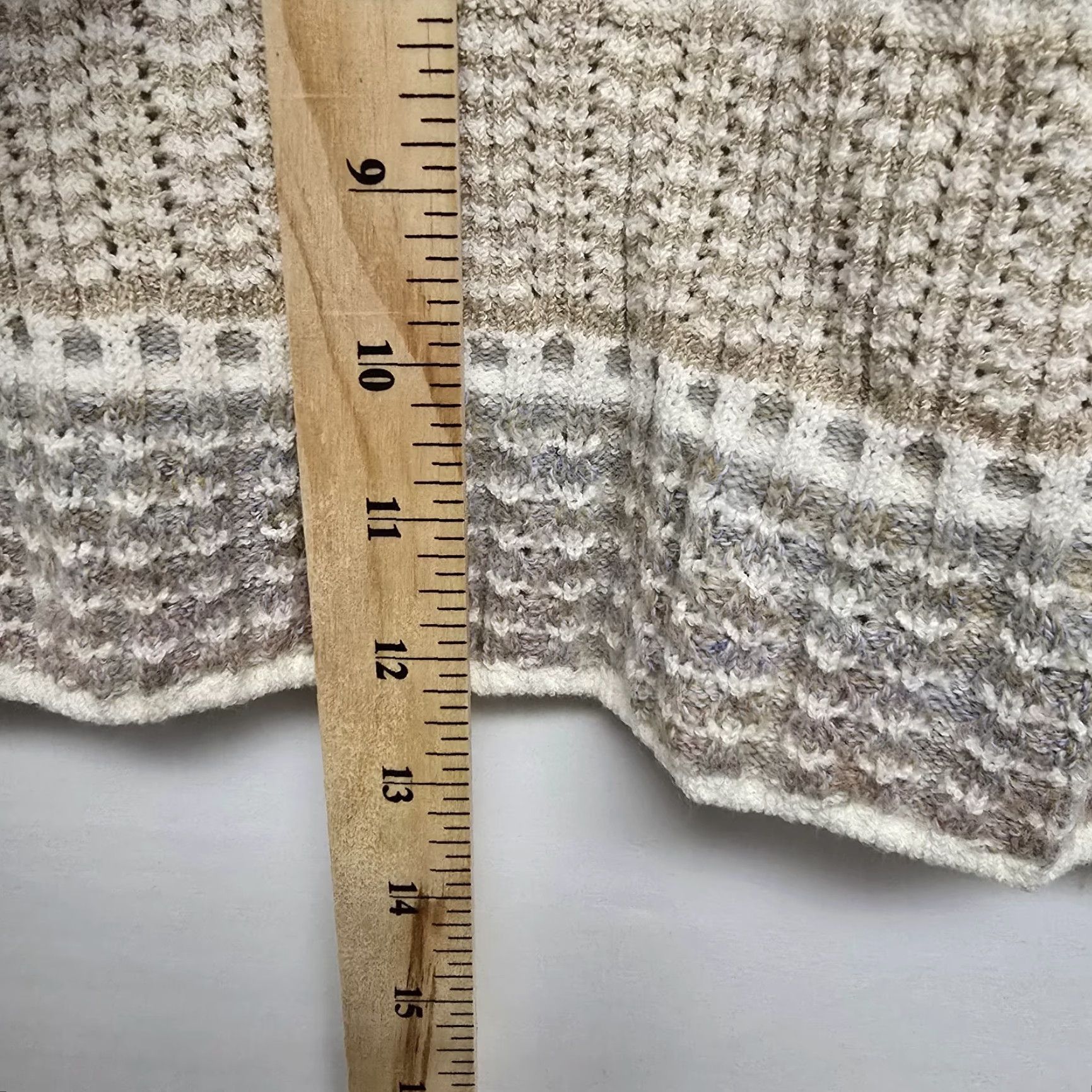 St. John VINTAGE St. John by Marie Gray Womens Tank Knit Sleeveless Crochet Ombre Pullover Sweetheart Neckline 90s Classic Designer Size S / US 4 / IT 40 - 2 Thumbnail