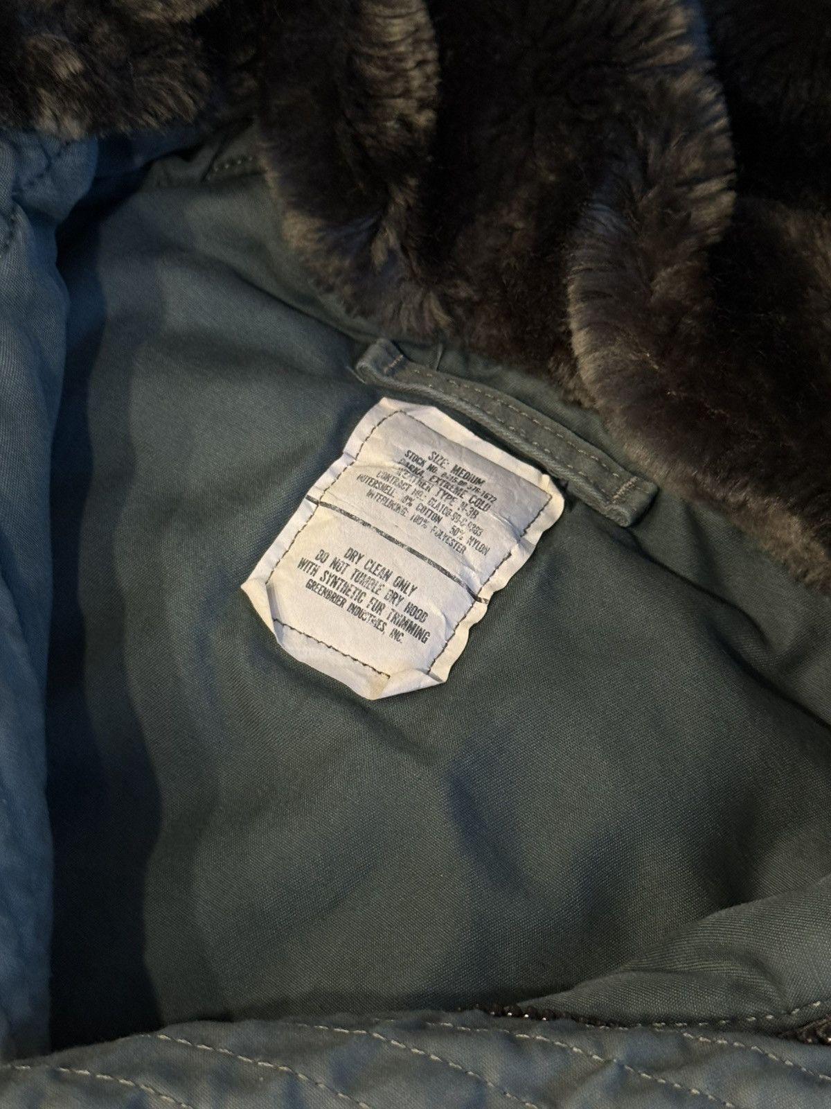 Vintage Vintage 80’s Army Green N-3B Jacket Size US M / EU 48-50 / 2 - 5 Thumbnail