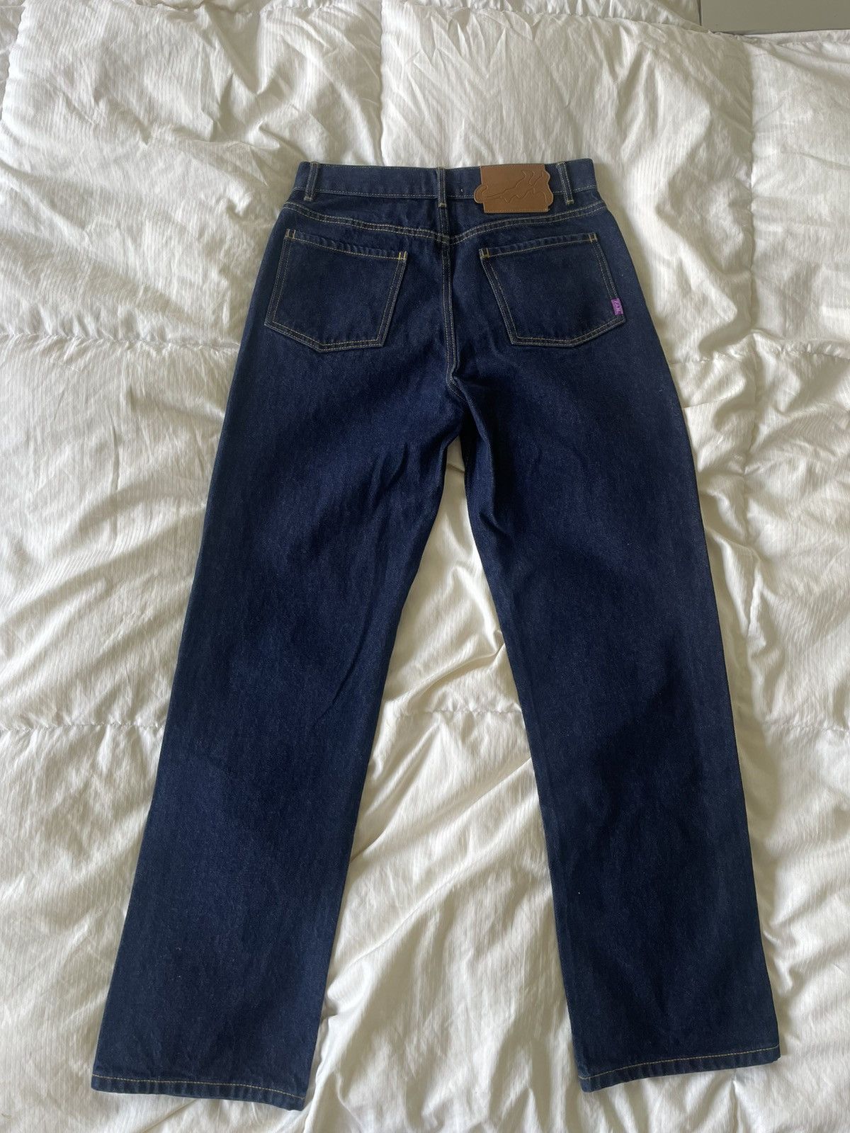 Perks And Mini Dark Wash blue straight leg denim jeans Size US 30 / EU 46 - 5 Thumbnail