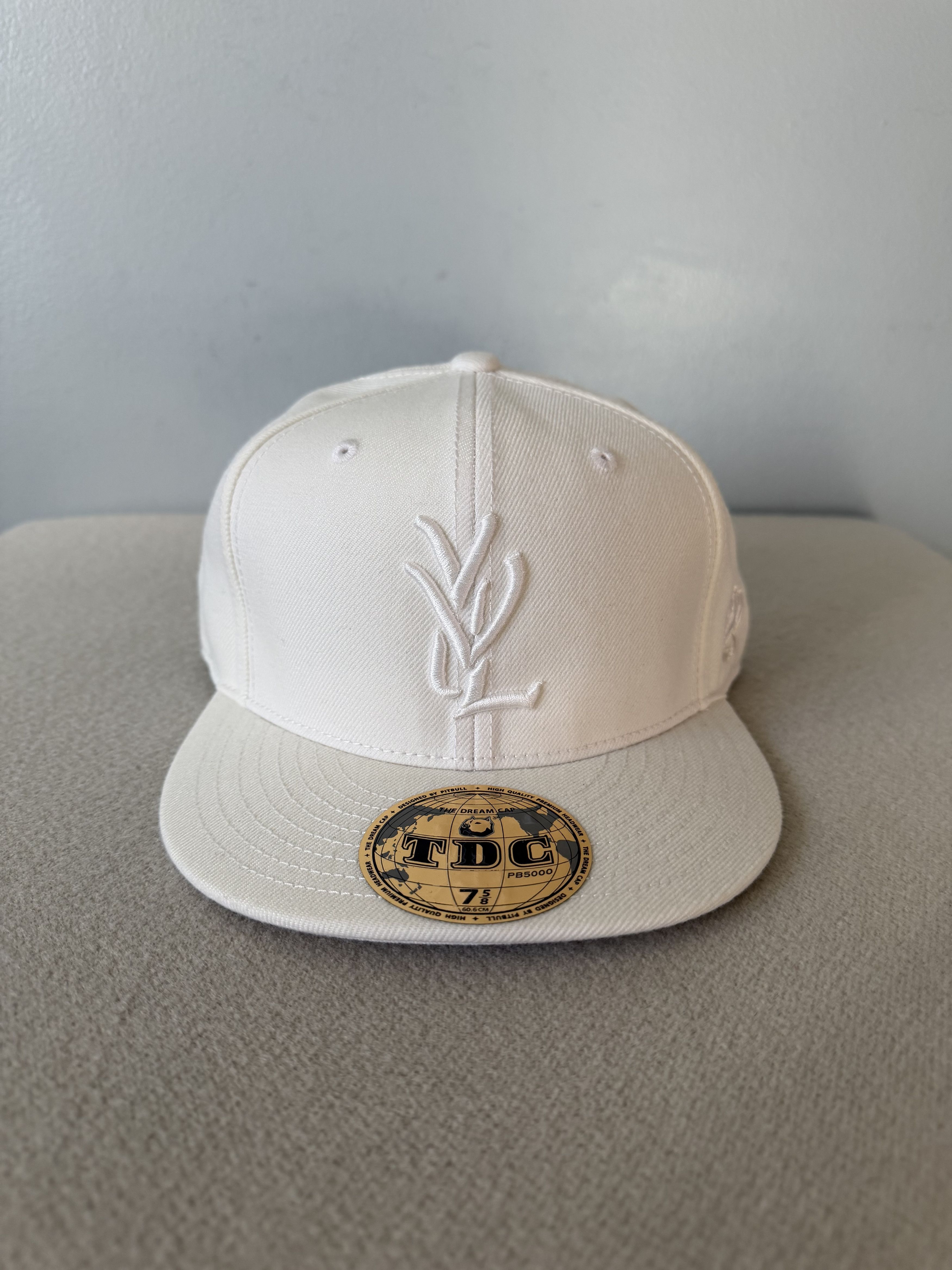 7 5/8 Playboi Carti YVL Fitted Hat in White