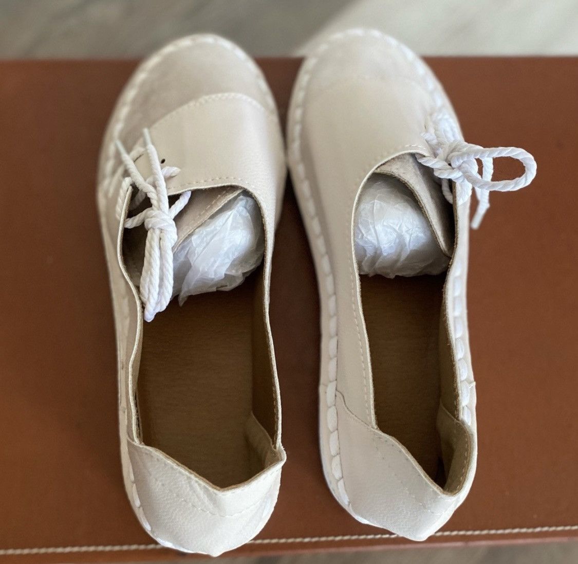 Other WOMANS CANVAS SUEDE TIP LEATHER FLATS LACEUP SLIPON LOAFERS Size US 11 / IT 41 - 8 Thumbnail