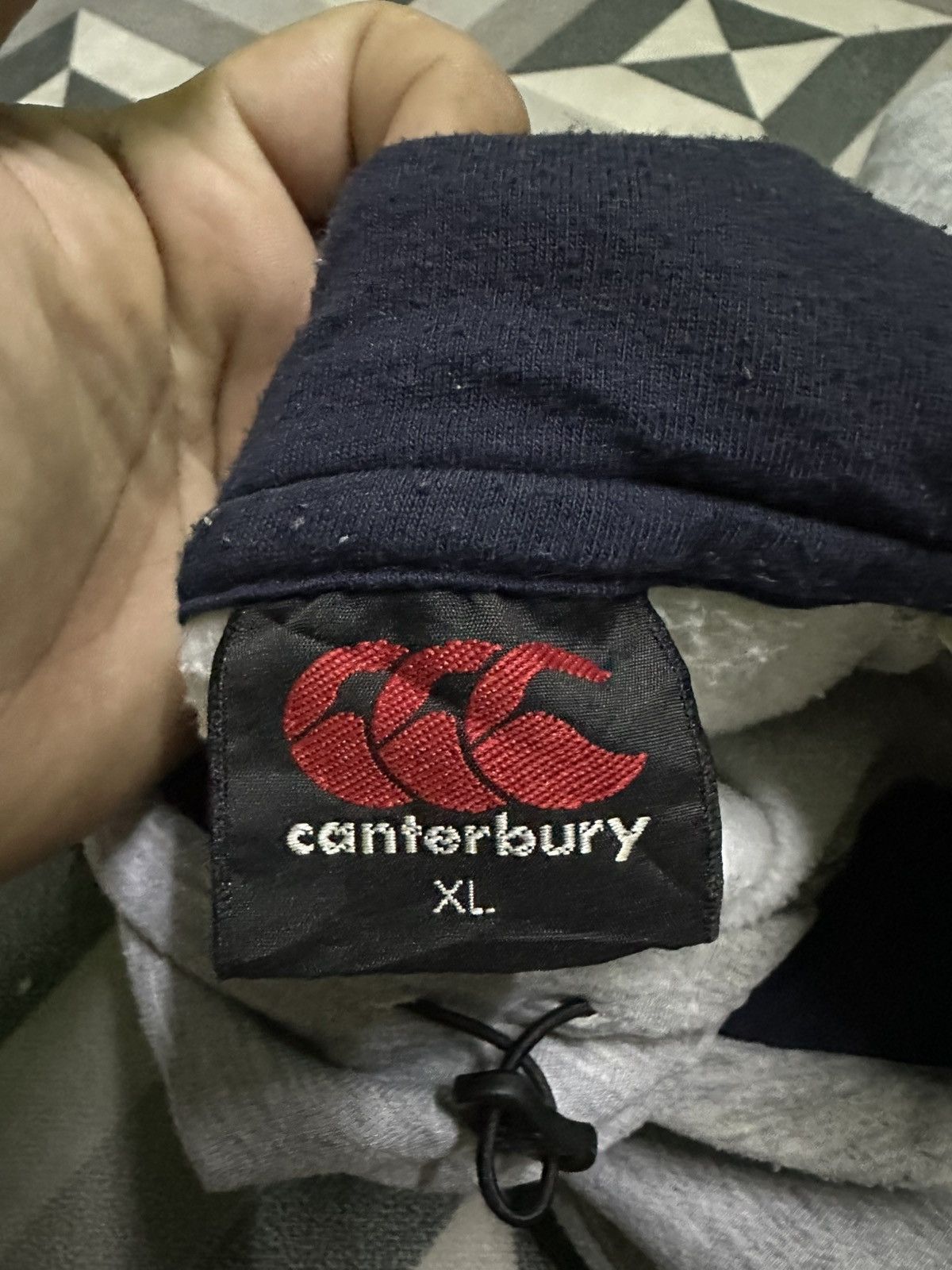 Canterbury of New Zealand Canterbury Club Hoody in grey marl with the CCC logo Size US XL / EU 56 / 4 - 2 Thumbnail