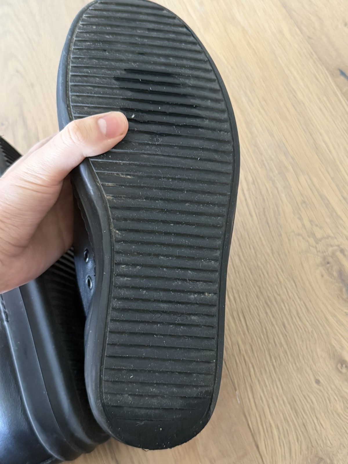 Rick Owens Rick Owens Jumbo Lace Low all black Size US 7.5 / EU 40-41 - 10 Thumbnail