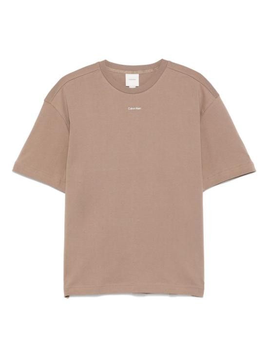 Calvin Klein CALVIN KLEIN Men T-Shirts K10K112487 PB8 Brown Size US M / EU 48-50 / 2 - 1 Thumbnail