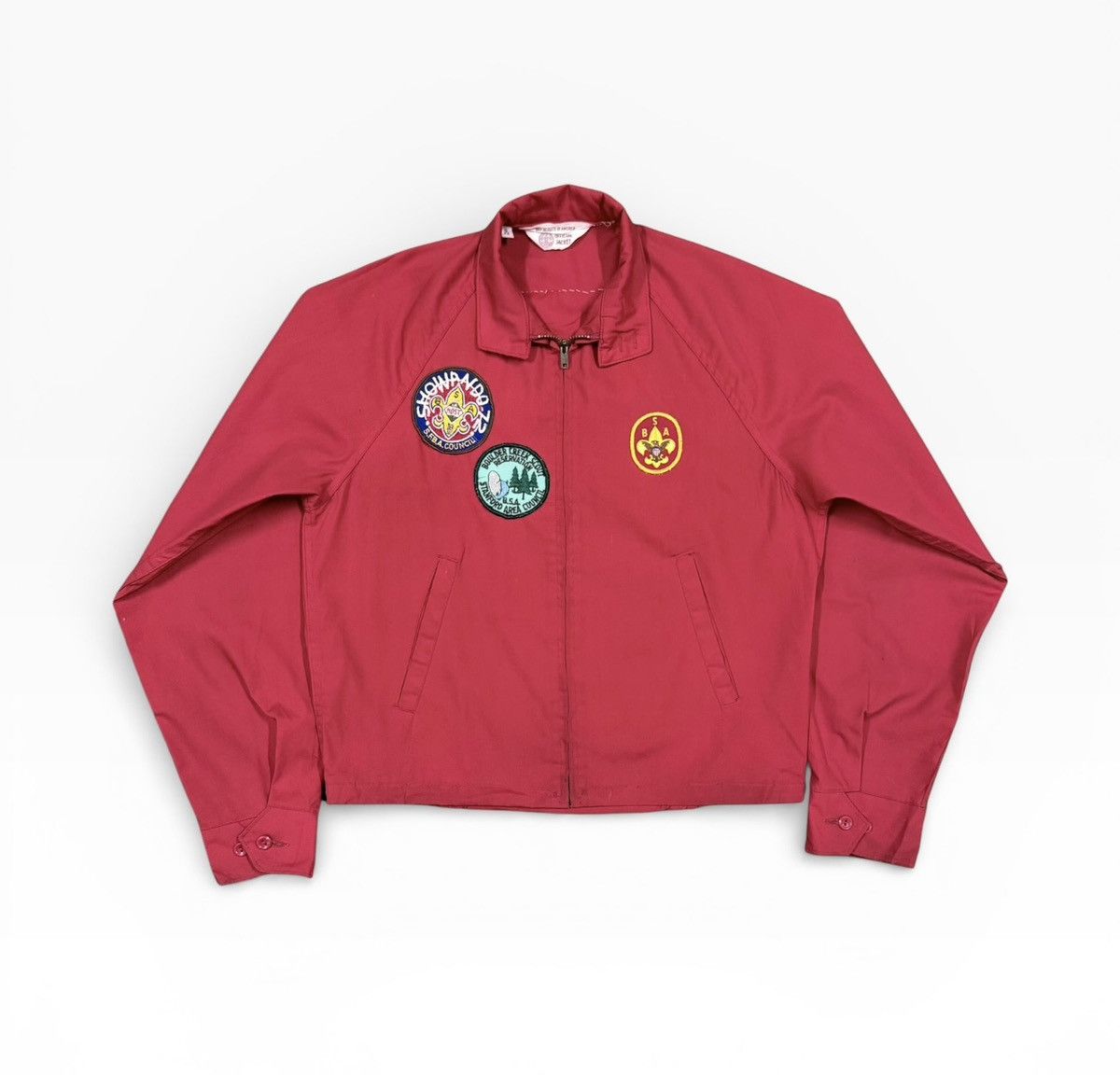 Vintage Vtg💥60’s Boys Scouts of America Patched Cotton Zipper Jacket Size US S / EU 44-46 / 1 - 1 Thumbnail