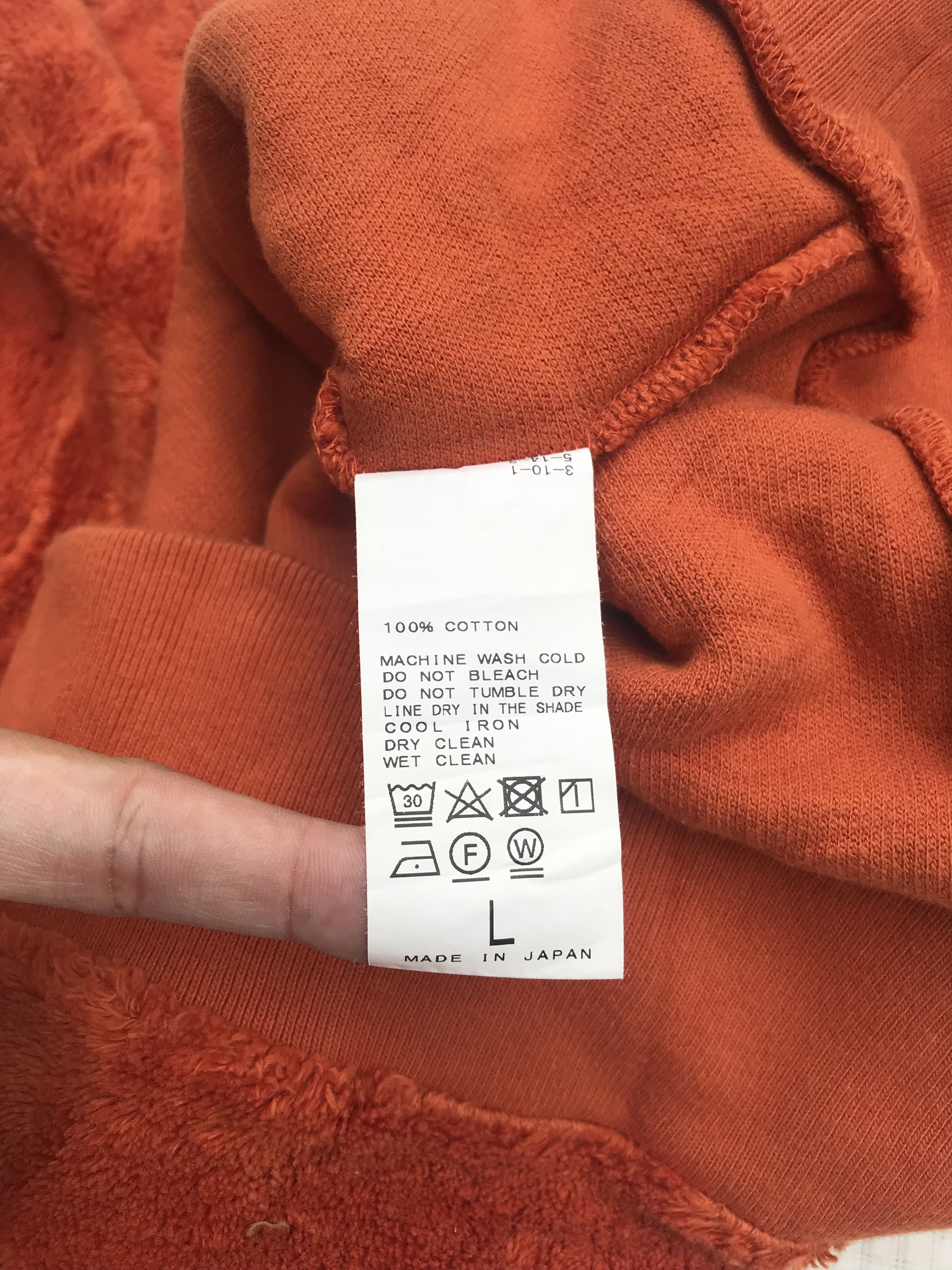 Edifice Japan (J207) Edifice 417 Japan Orange Fuzzy Fleece Sweatshirt Sz L Size US M / EU 48-50 / 2 - 7 Thumbnail