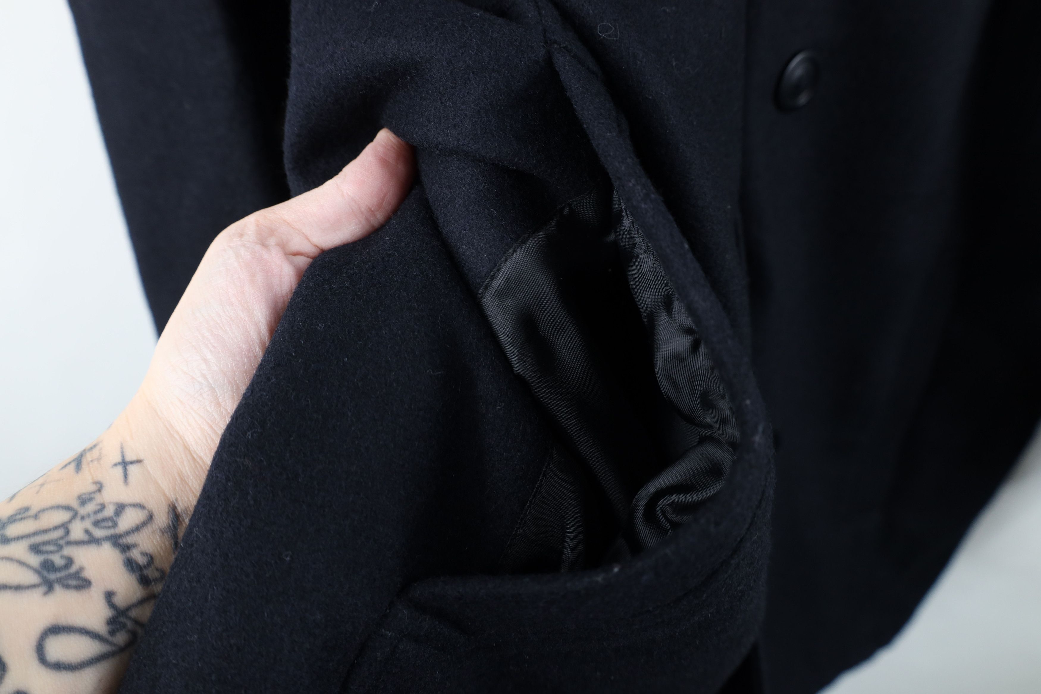 Eddie Bauer Vintage Eddie Bauer Double Breasted Wool Peacoat Navy Blue Size US XL / EU 56 / 4 - 5 Thumbnail