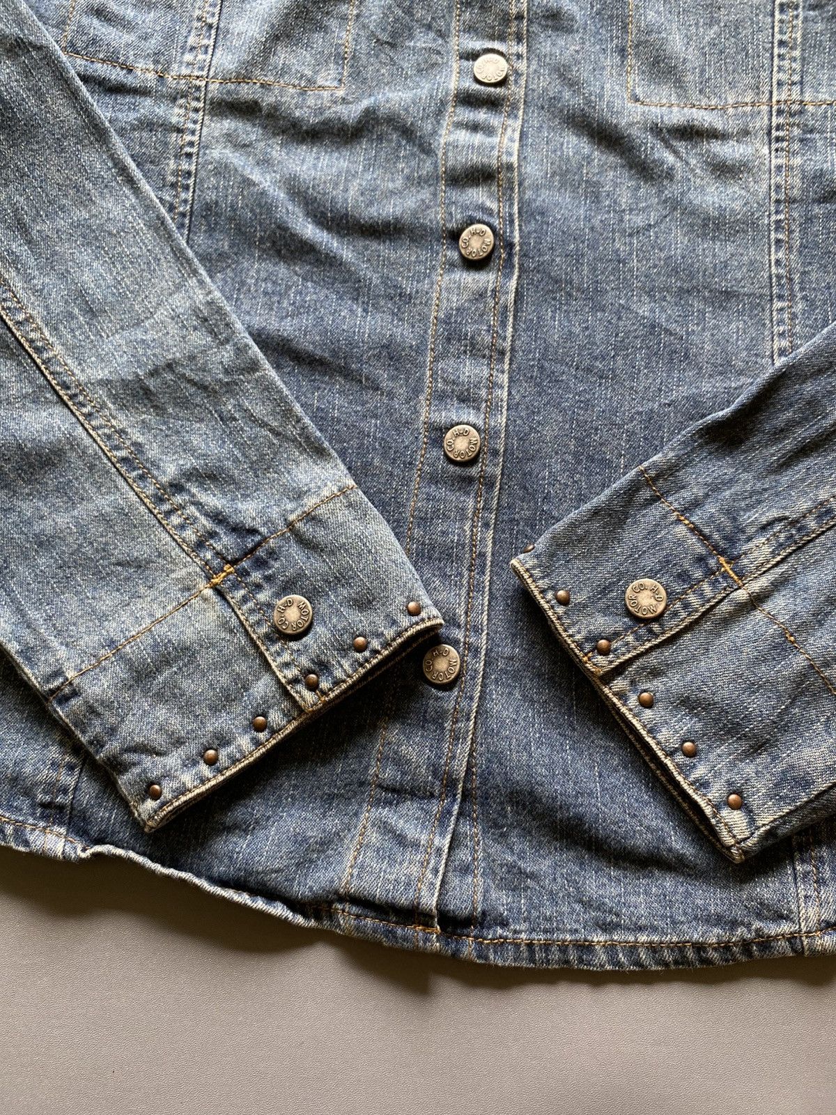 Harley Davidson Harley Davidson Studded Denim Shirt Size XL / US 12-14 / IT 48-50 - 3 Thumbnail