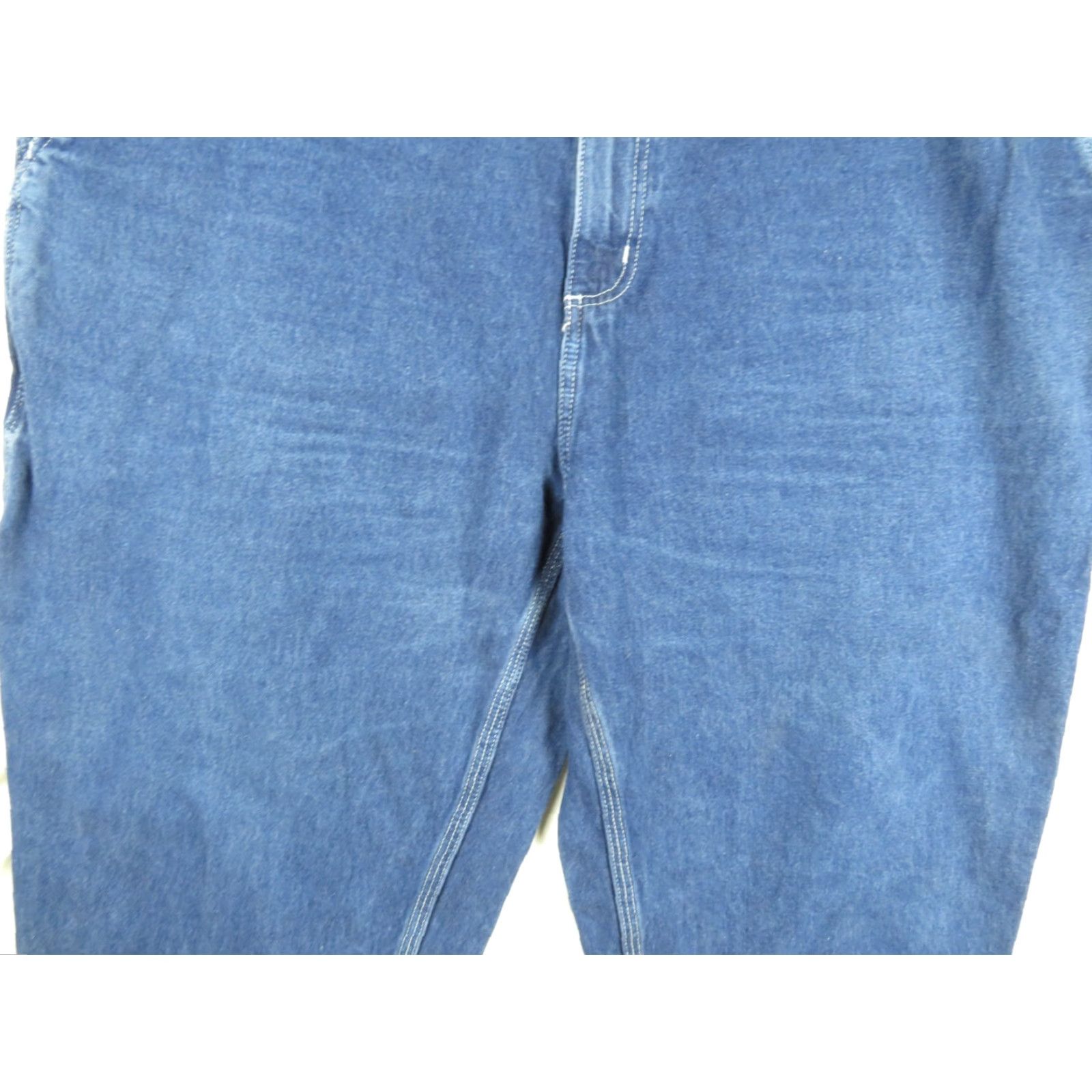 Carhartt VINTAGE Carhartt Jeans - 46x32 Dungaree Regular Denim Blue Mens Cargo Carpenter Work Pants Relaxed Fit Used Jeans Size US 30 / EU 46 - 3 Thumbnail