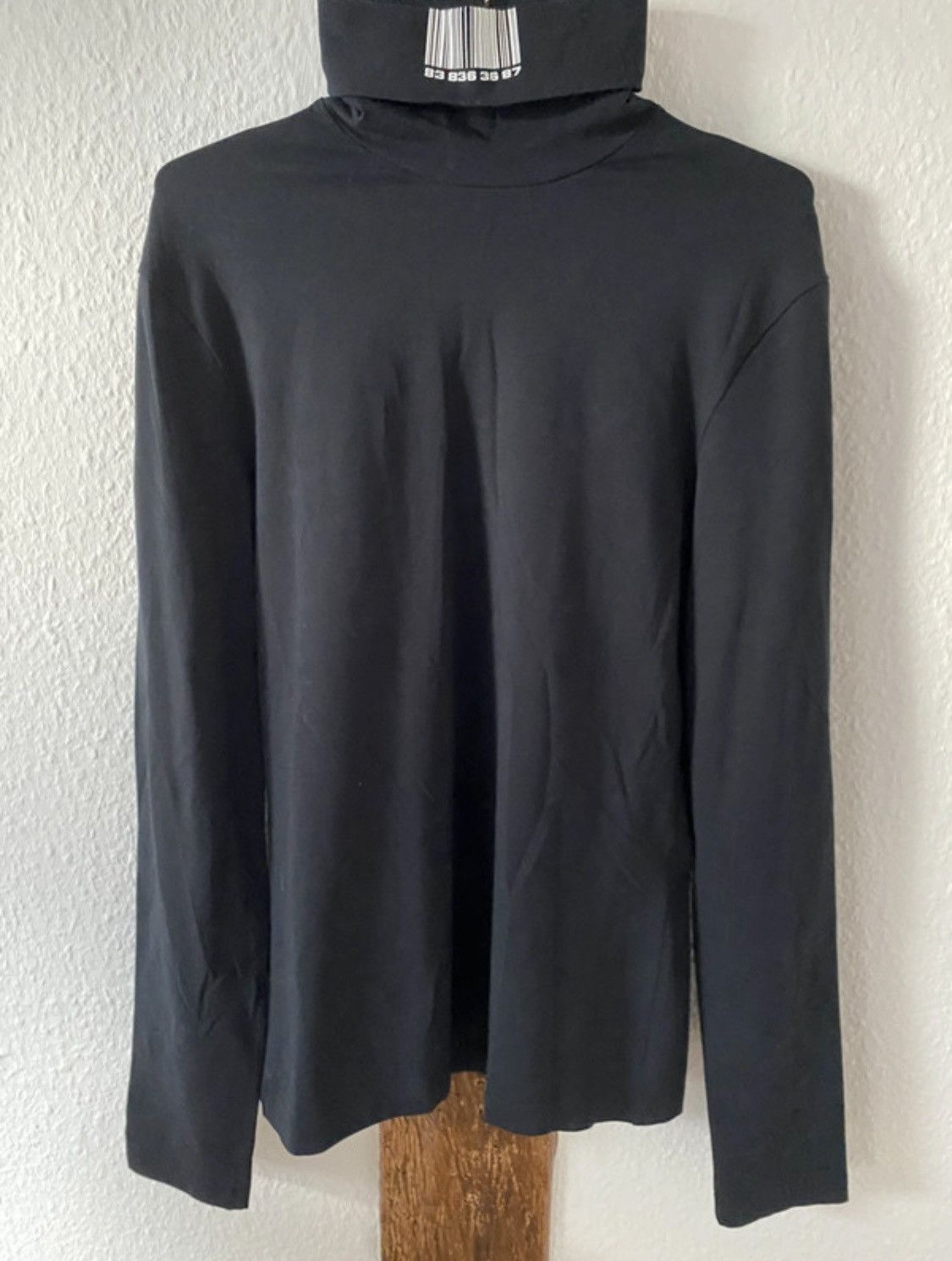 Vetements Vetements Barcode Turtleneck Size US S / EU 44-46 / 1 - 1 Thumbnail