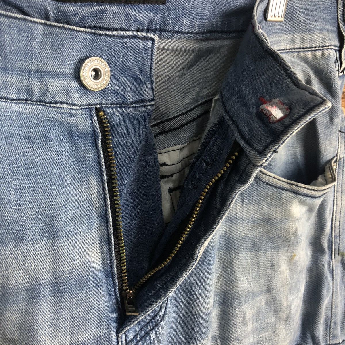 Japanese Brand Blue Monster vintage thrashed tactical Denim Pants #A2090 Size US 32 / EU 48 - 13 Thumbnail