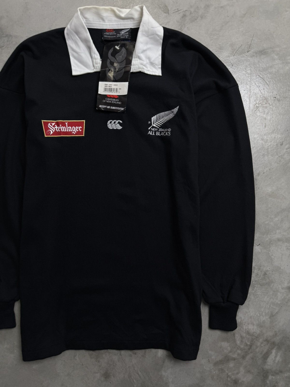 Canterbury of New Zealand CANTERBURY X NEW ZEALAND " ALL BLACK " 1994/1999 WITH TAG Size US L / EU 52-54 / 3 - 3 Thumbnail