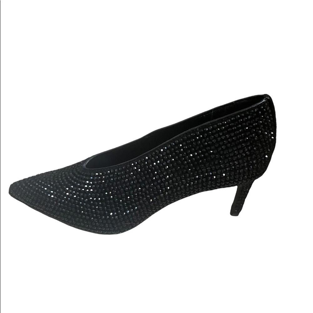 Other New Lola Cruz Black Crystal Embellishment Heel Pumps Size 39 Size US 9 / IT 39 - 6 Thumbnail
