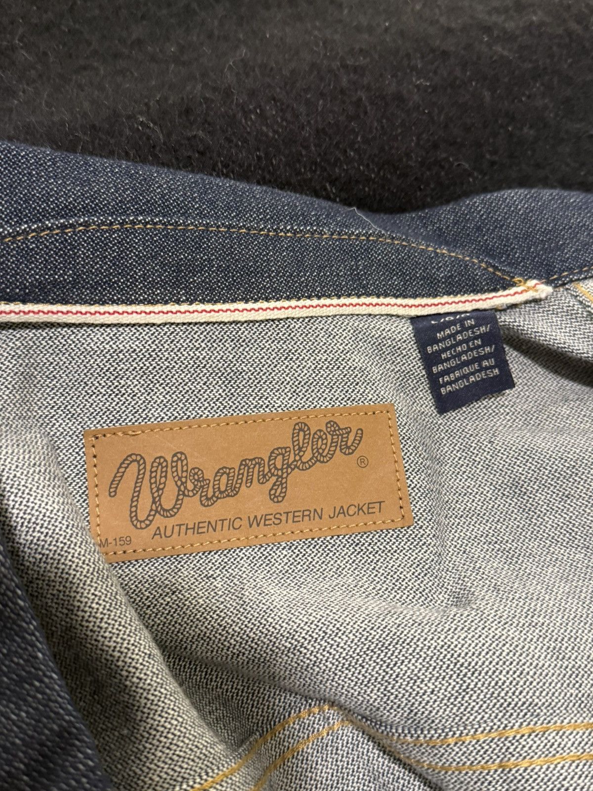 Wrangler Wrangler Cowboy Cut Selvedge Unlined Denim Jacket Size US L / EU 52-54 / 3 - 6 Thumbnail