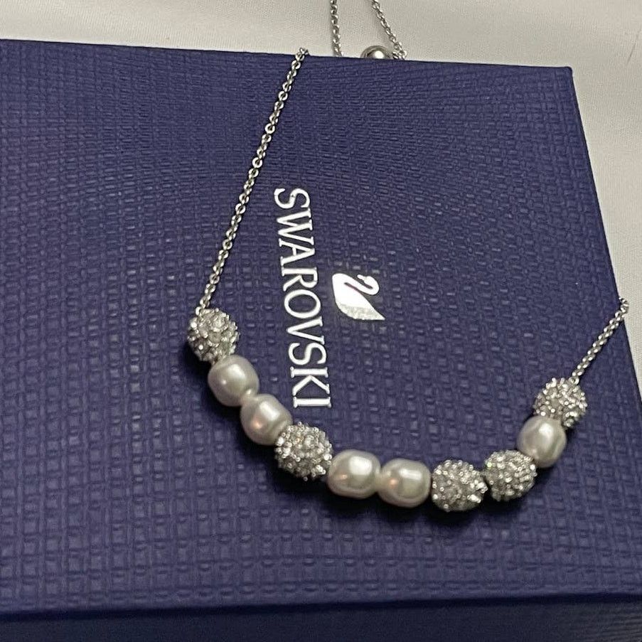 Swarovski Swarovski pear-shaped stones sparkling crystals Choker Size ONE SIZE - 9 Thumbnail