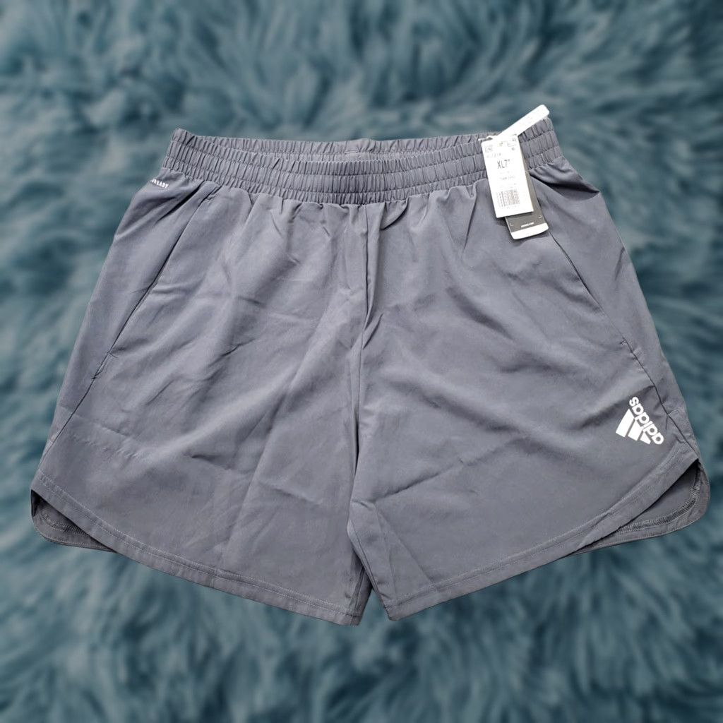 Adidas Adidas AEROREADY Running Shorts Mens XL Gray Elastic Waist Pockets Athletic Gym Casual Size US 36 / EU 52 - 1 Thumbnail