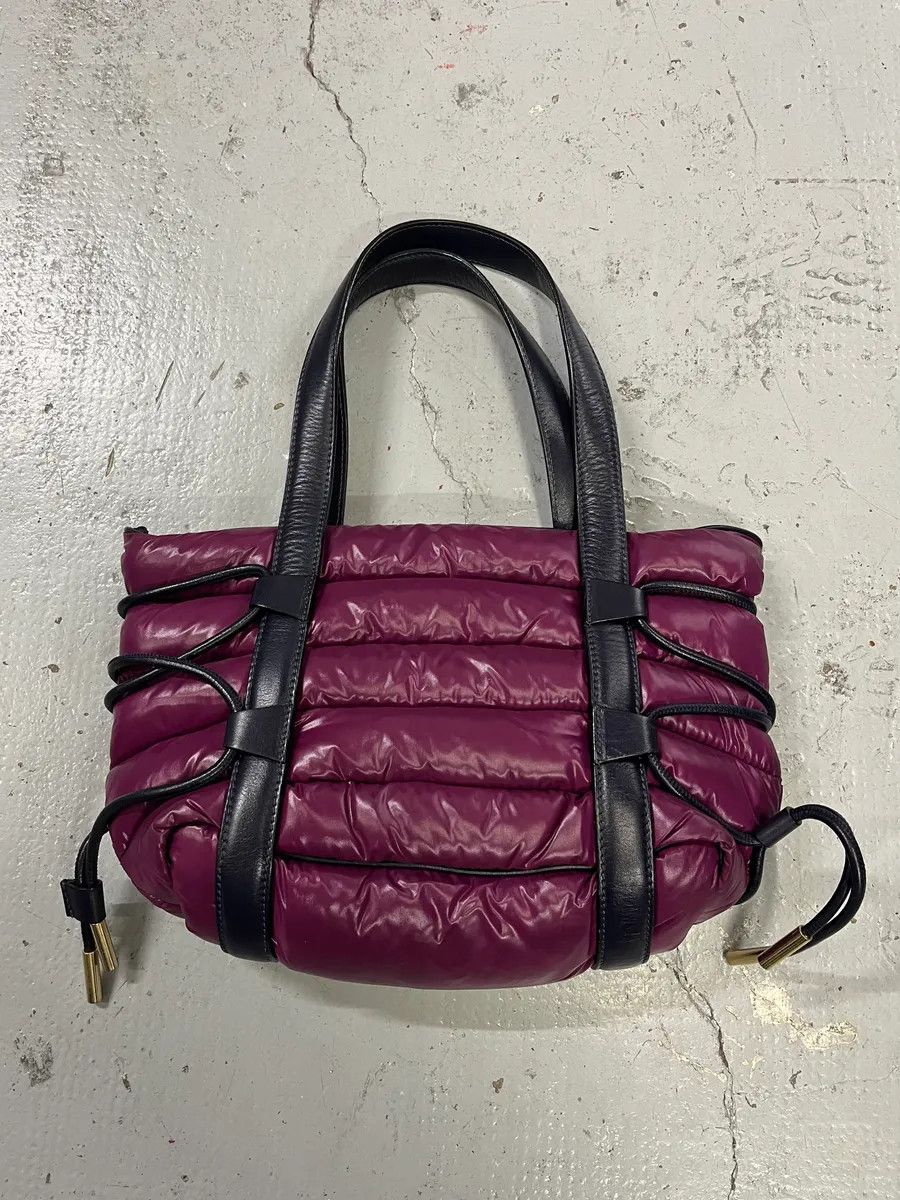 Moncler FW2010s Moncler Puffer Purple Handle Bag Size ONE SIZE - 1 Thumbnail