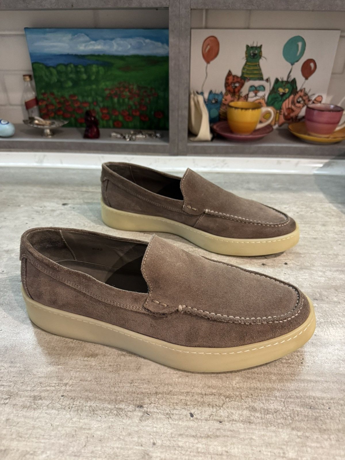 Boggi Boggi Milano Stratus Summer Walk Suede Italy Loafers Size US 8.5 / EU 41-42 - 3 Thumbnail