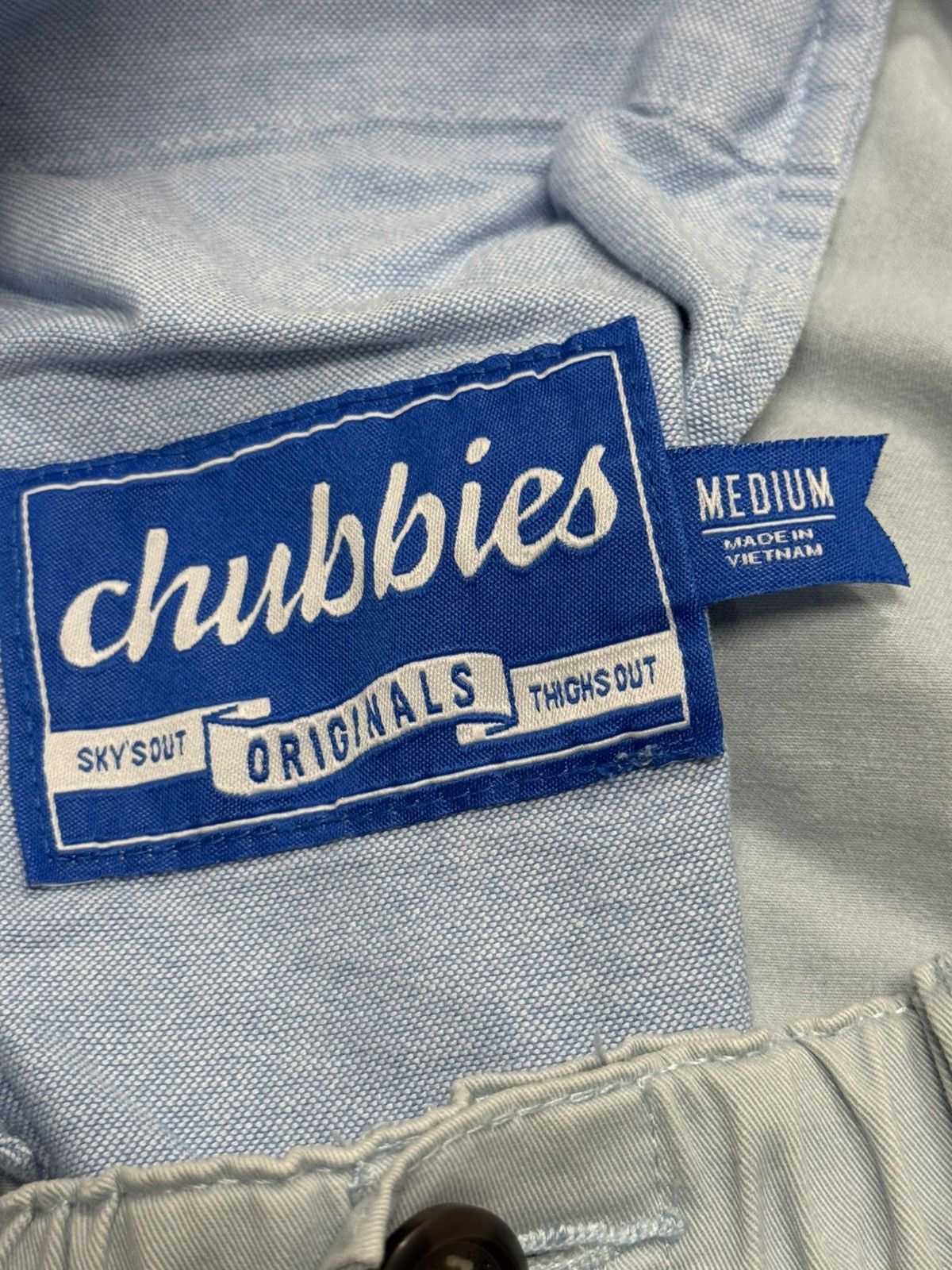 Chubbies Chubbies Blue Chino Shorts Glacier Ice Medium 7 Inch Inseam Size US 32 / EU 48 - 5 Thumbnail