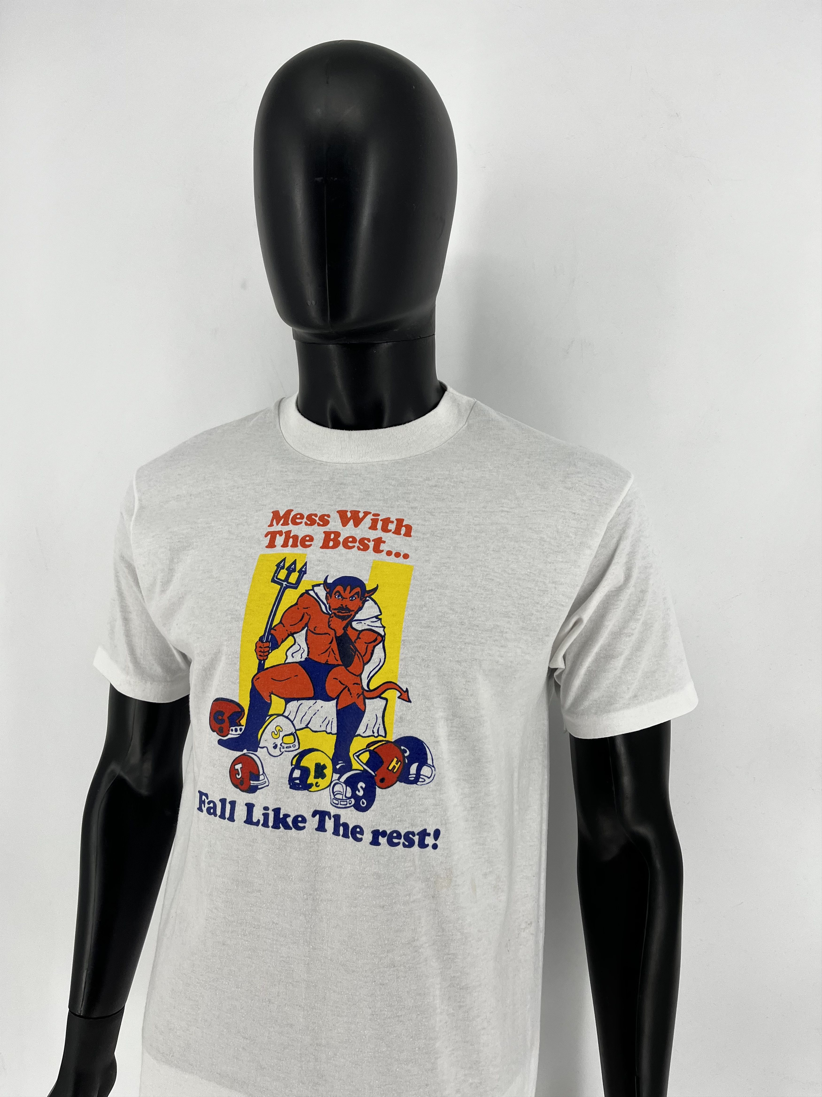 Vintage Vintage Y2K ADULT “ Mess With The Best. Fall Like The rest!“ Size US L / EU 52-54 / 3 - 4 Thumbnail