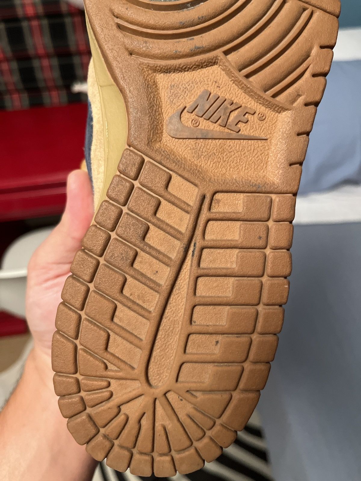 Nike Dunk Low Pro Vegas Gold | Midnight Navy-Maple Size US 10.5 / EU 43-44 - 8 Thumbnail