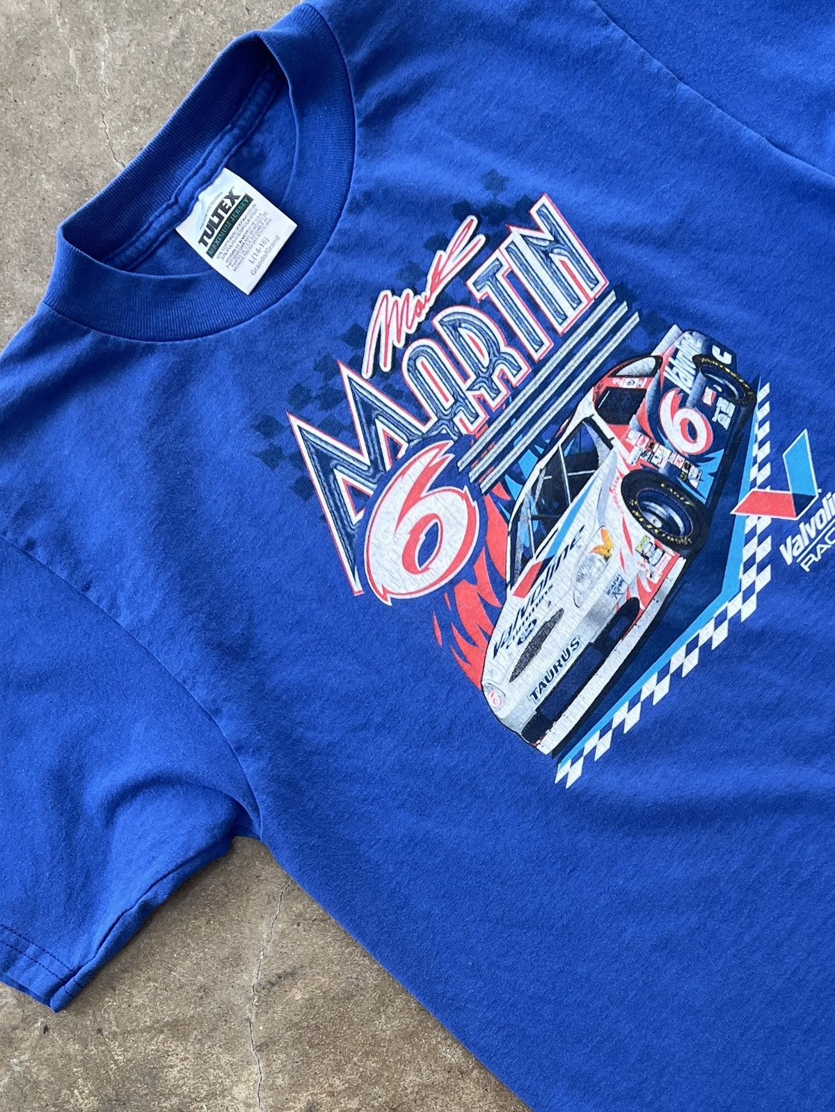 NASCAR Vintage NASCAR 2000 Mark Martin Racing Tee Youth Large 14-16 Size US XS / EU 42 / 0 - 1 Thumbnail