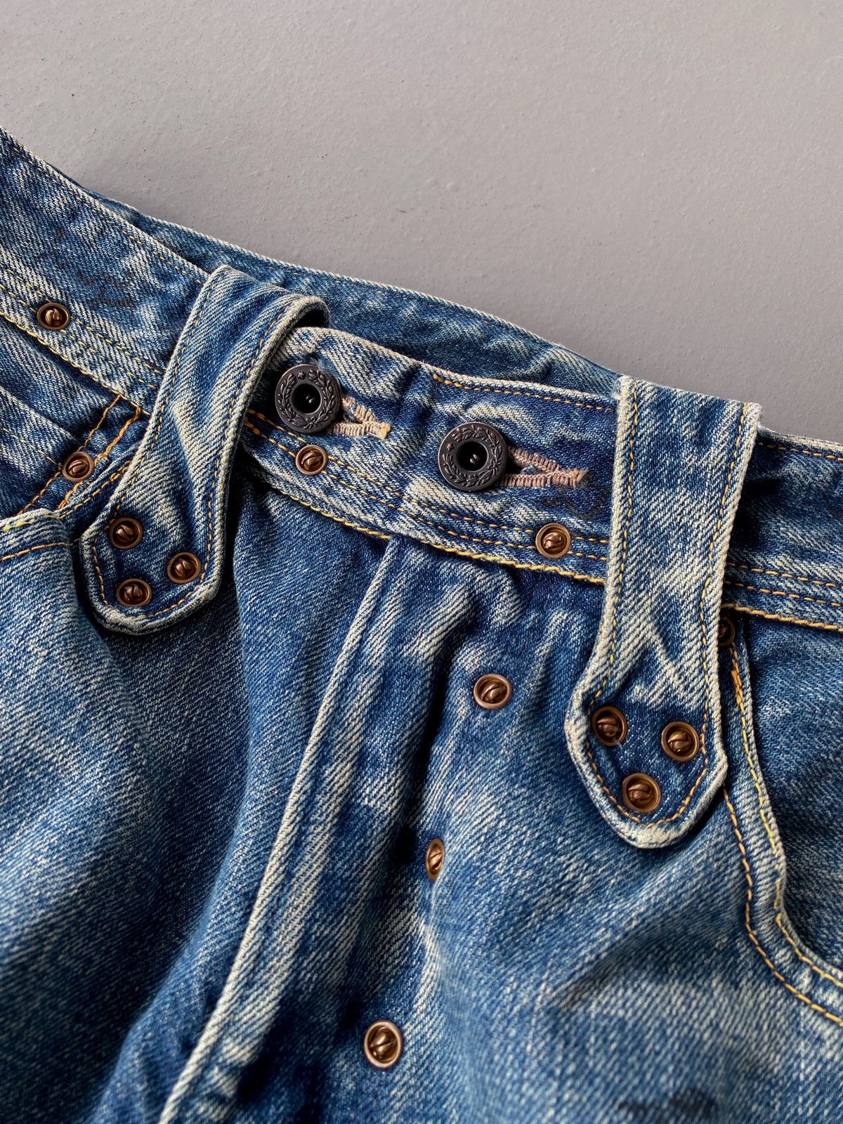Kapital Kapital Bootcut Flared Flare Denim Painted Jeans Size US 28 / EU 44 - 5 Thumbnail