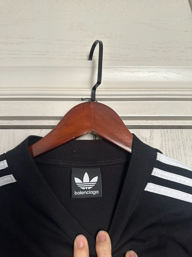 Balenciaga Balenciaga Collaboration Adidas Short Sleeve T-Shirt Black Size US M / EU 48-50 / 2 - 3 Thumbnail