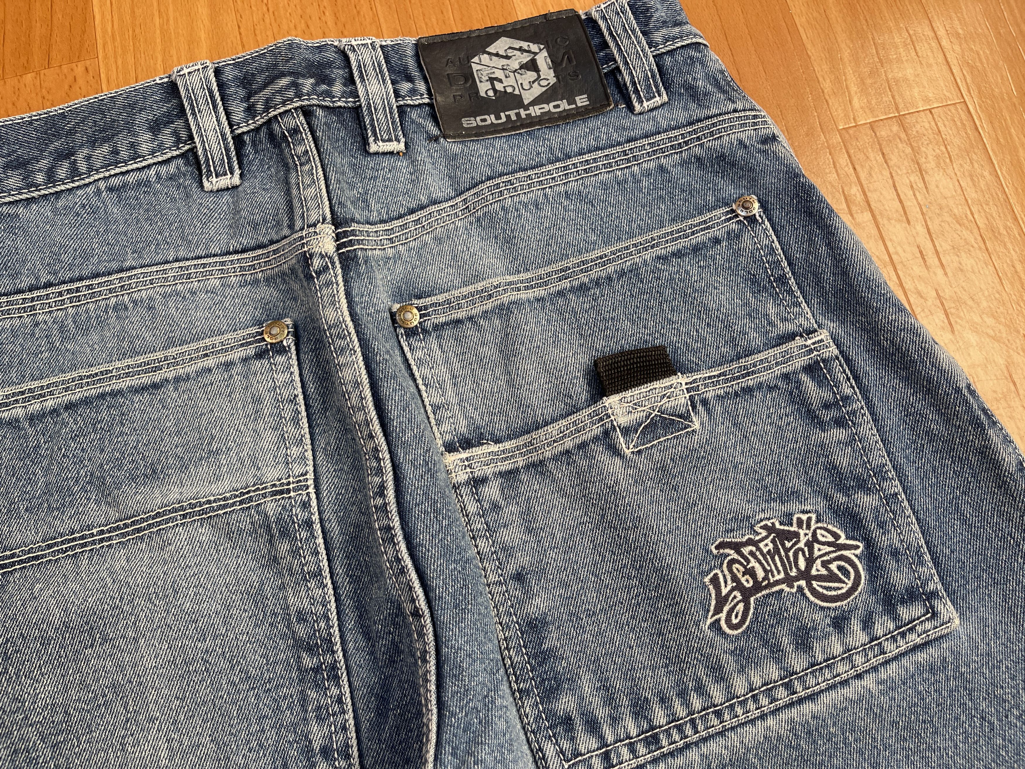 Southpole Southpole jeans, baggy vintage South Pole 90s hip hop Y2K 30 Size US 30 / EU 46 - 3 Thumbnail