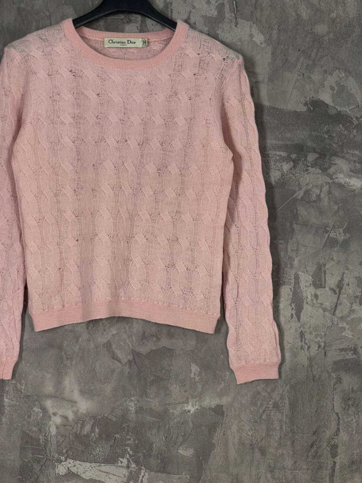 Christian Dior Monsieur × Designer Christian Dior Wool Knitwear Archival Pink Sweater Size M / US 6-8 / IT 42-44 - 6 Thumbnail