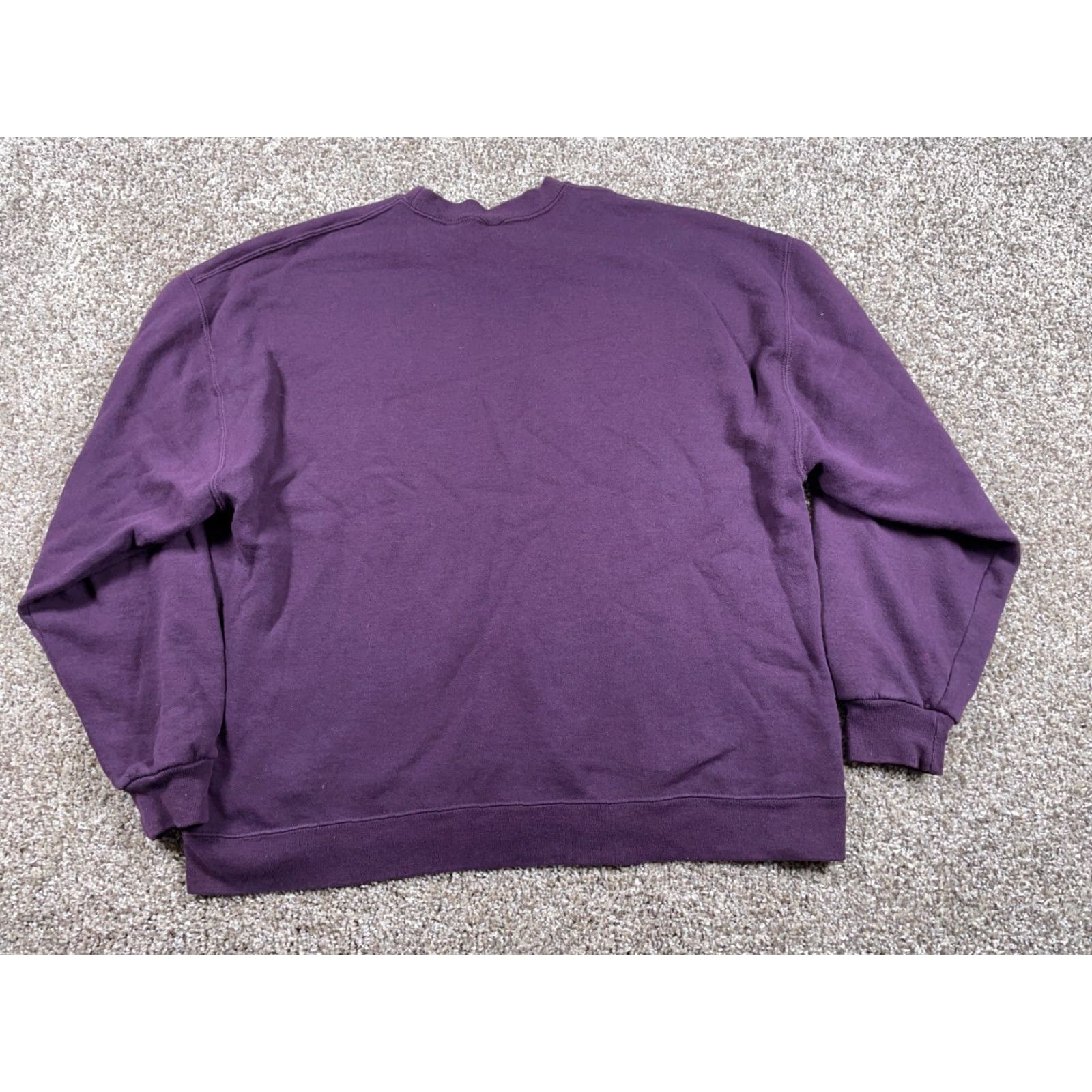 Russell Athletic VINTAGE Russell Athletic Dri Power Sweatshirt Adult XL Purple Crewneck 50/50 Blank Size US XL / EU 56 / 4 - 3 Thumbnail