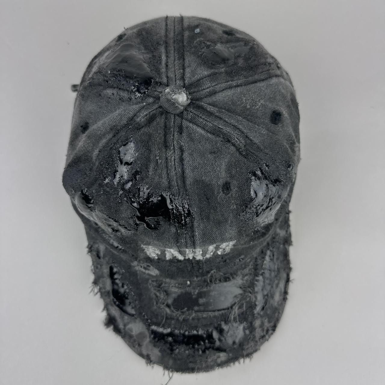 Other ASTROBOI* 'Muddy Paris' Black Distressed Rhinestone Hat Size ONE SIZE - 4 Thumbnail