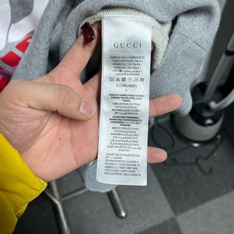 Gucci Gucci New printed logo hoodie 2503-Nextarrow Size US S / EU 44-46 / 1 - 4 Thumbnail