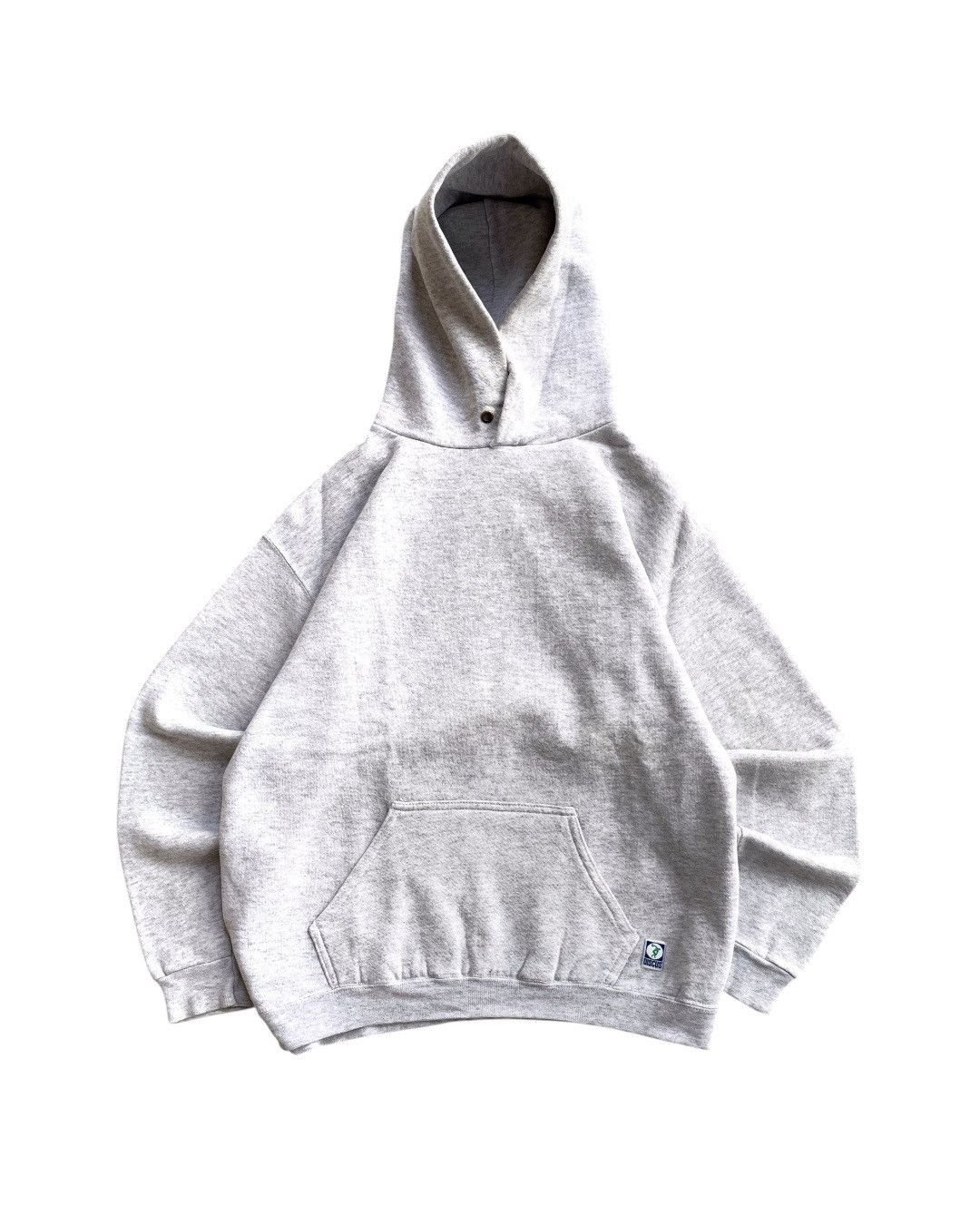 Other Y2K Vintage 90s Discus Athletic Blank Hoodie Grey Sweatshirt Size US L / EU 52-54 / 3 - 1 Thumbnail