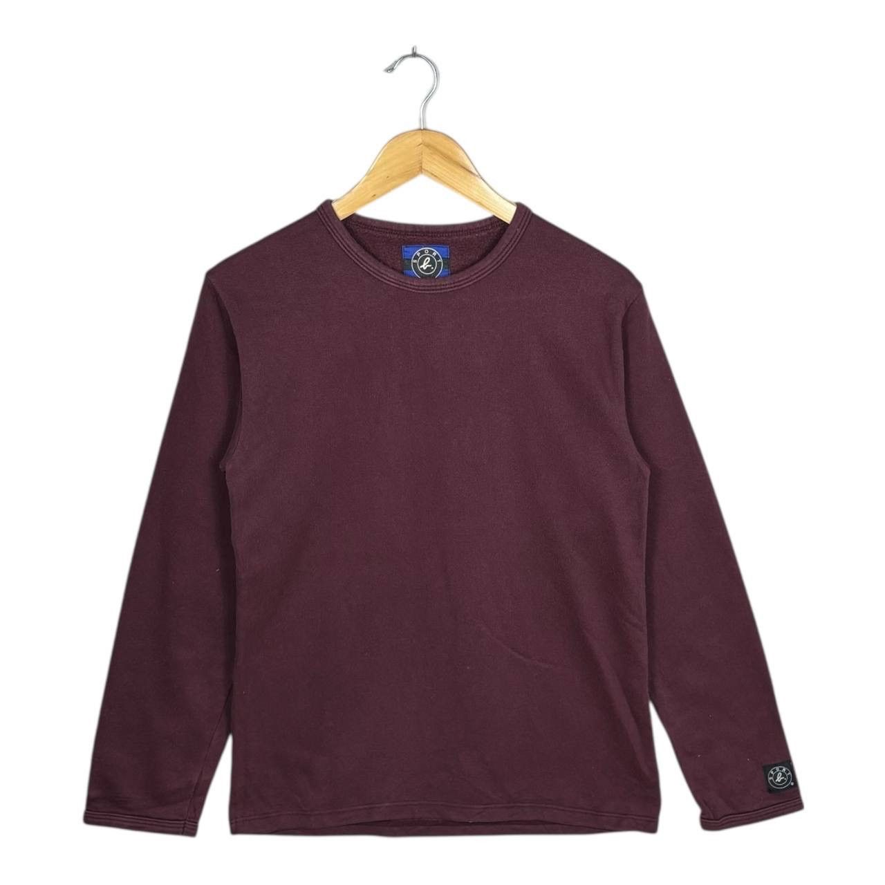 agnes b. Vintage Agnes b. Sport Logo Sweatshirt Burgundy Pullover Size US S / EU 44-46 / 1 - 1 Thumbnail