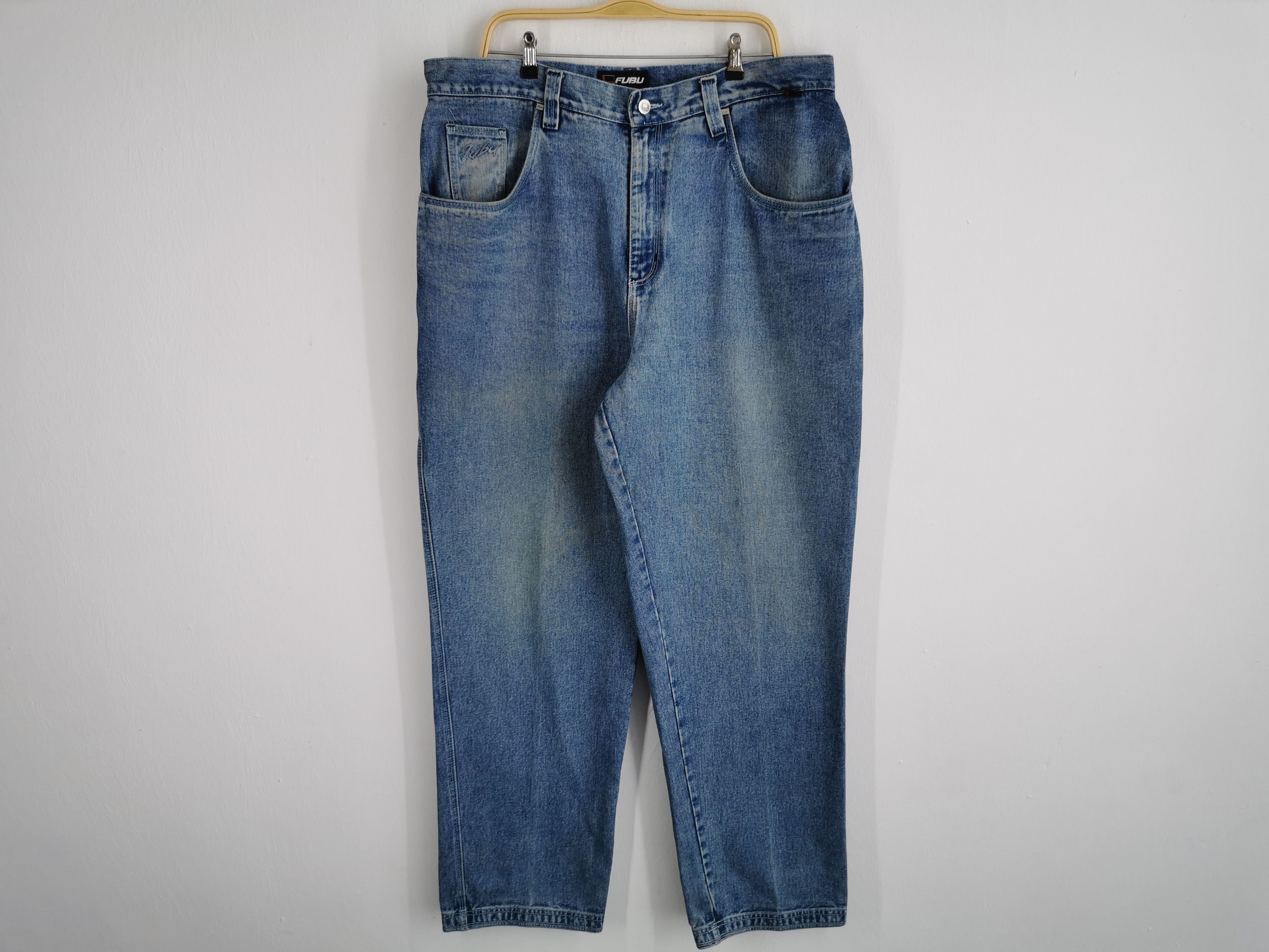 Fubu Vintage 90's Fubu Denim Jeans Big Size 40/40x34 Size US 40 / EU 56 - 2 Thumbnail