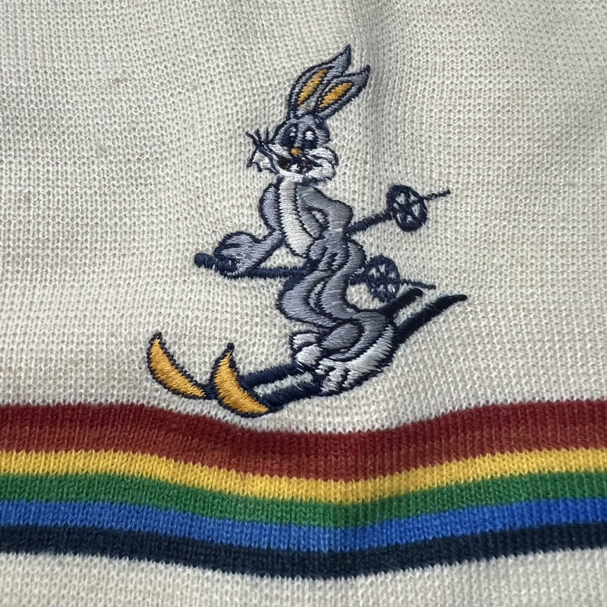 Vintage × Warner Bros Vintage 1976 Warner Bros Alfie California 🇺🇸 Knit Sweater Size US L / EU 52-54 / 3 - 4 Thumbnail