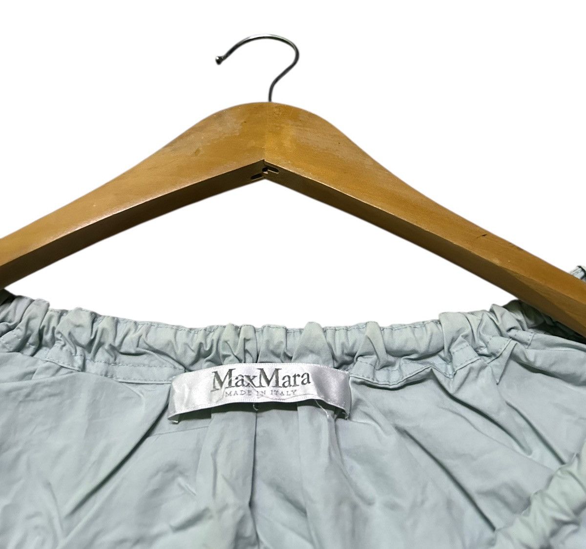 Max Mara Max mara button up with drawstring neck blouse Size M / US 6-8 / IT 42-44 - 4 Thumbnail